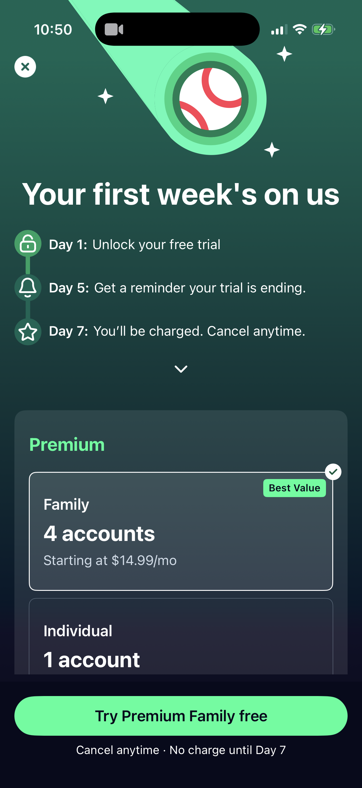 gamechanger app screenshot 1