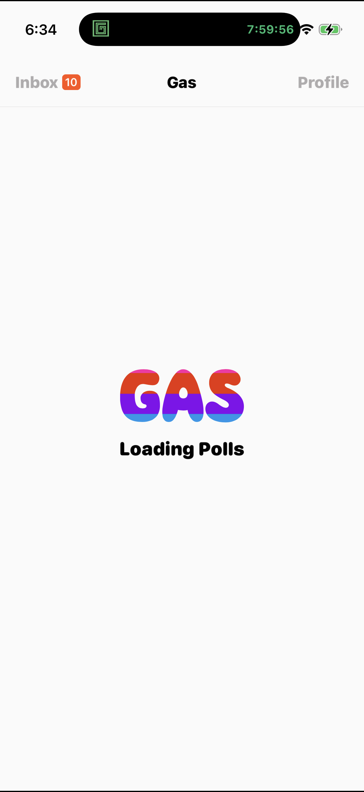 Step 1 of gas Open inbox