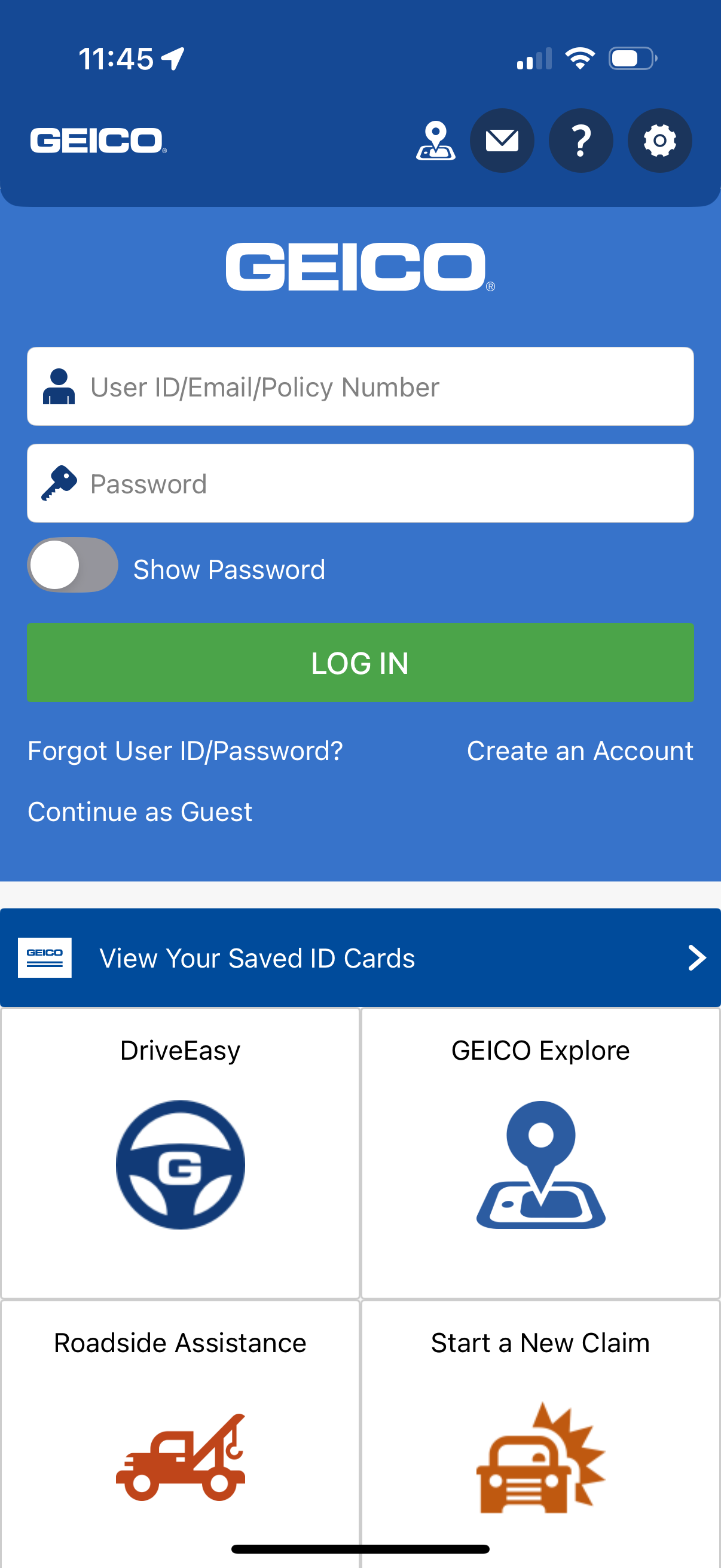 geico app screenshot 9