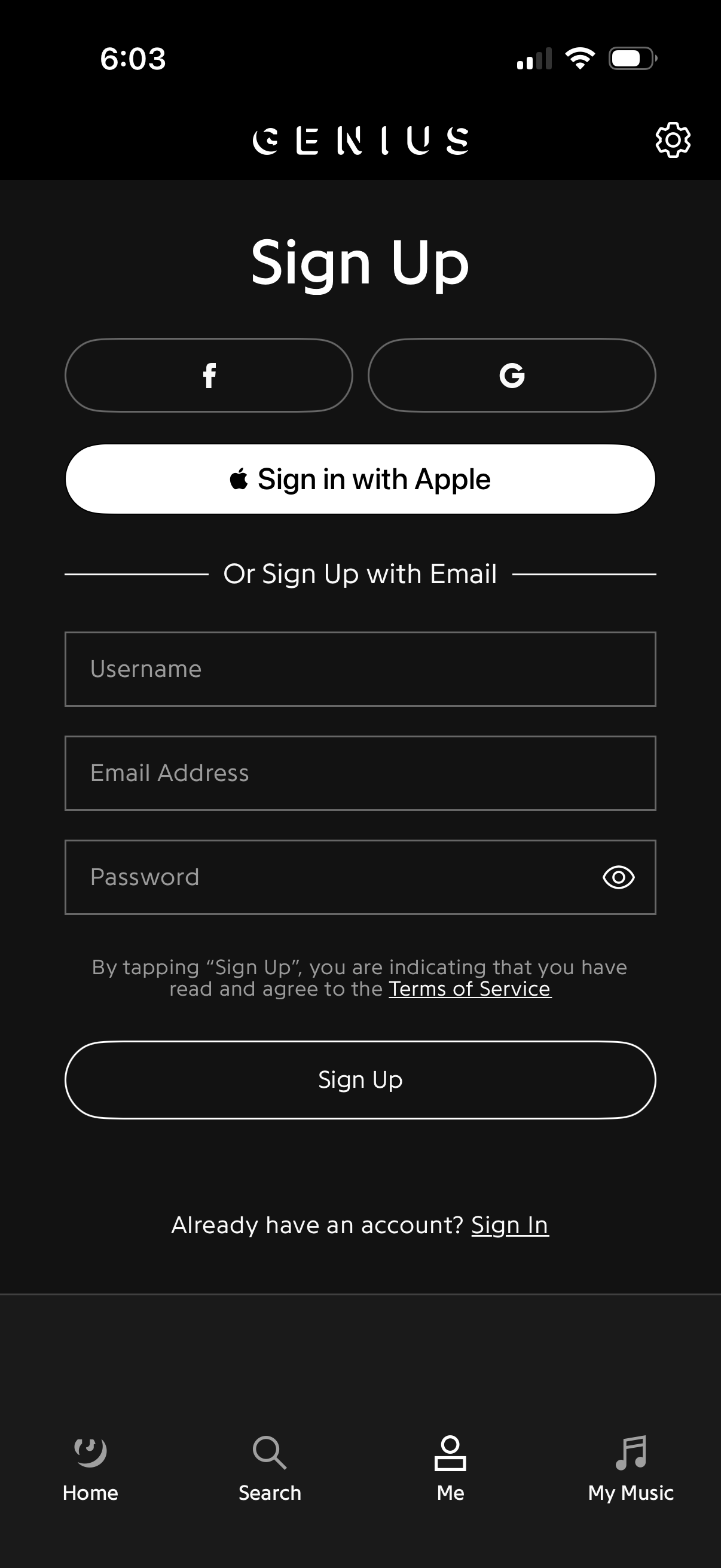 genius app screenshot 3