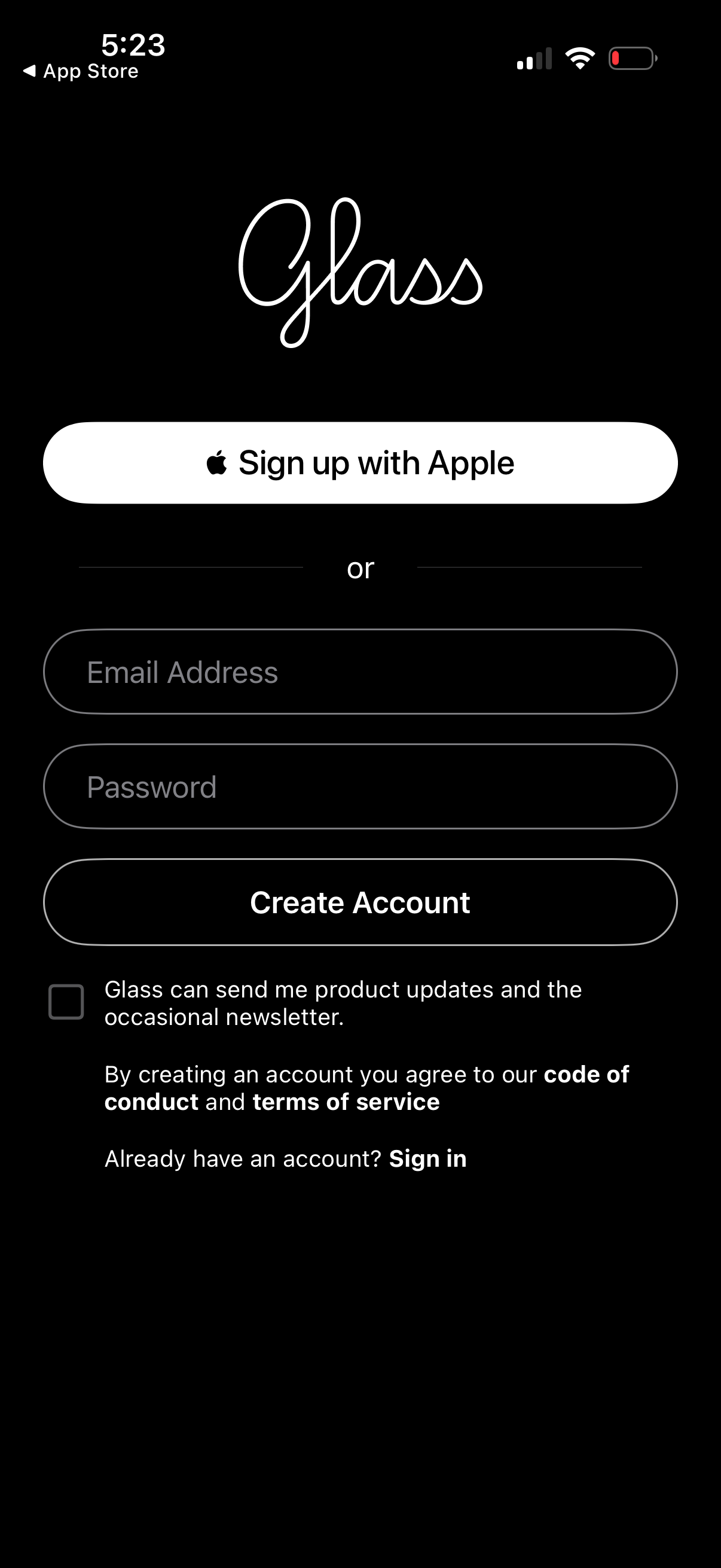 glass app screenshot 19