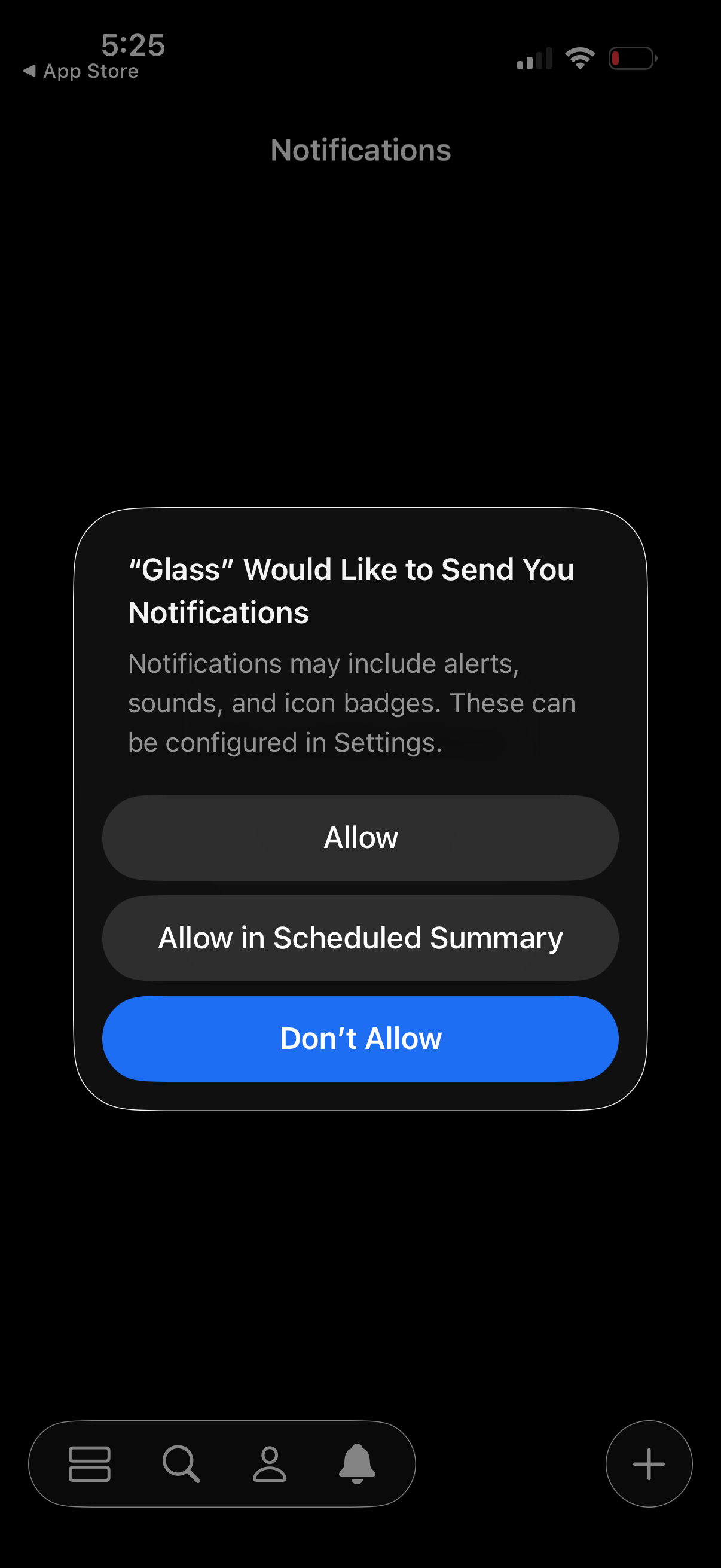 glass app screenshot 2