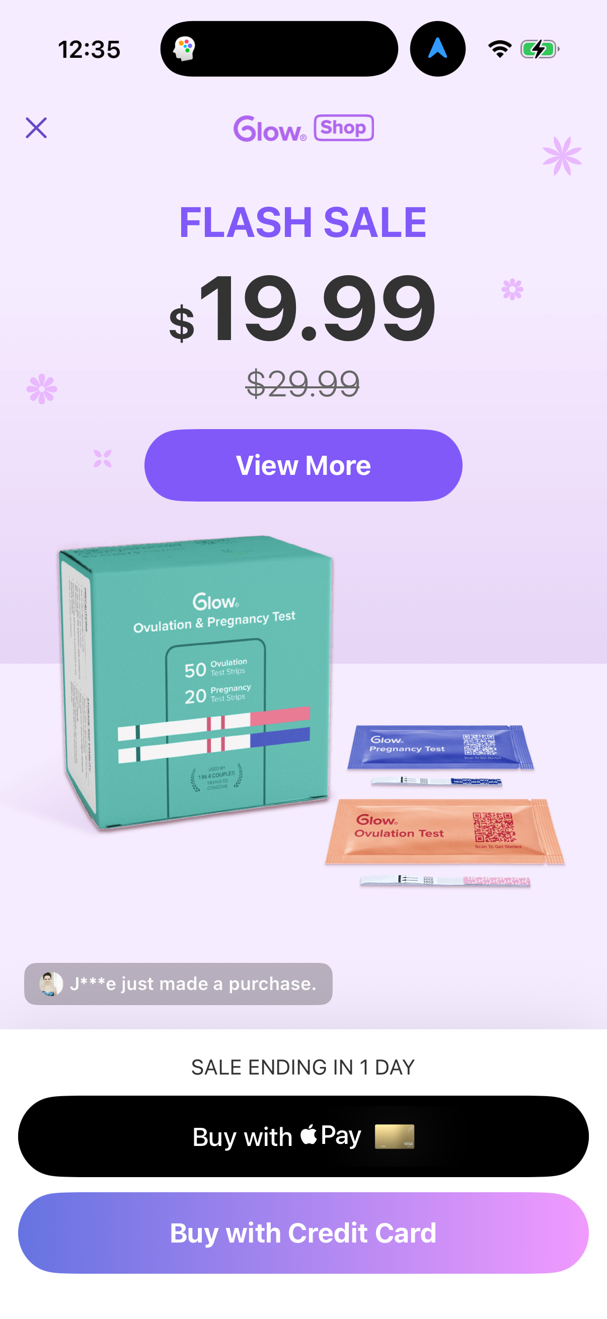 Step 1 of glow Main_tabs