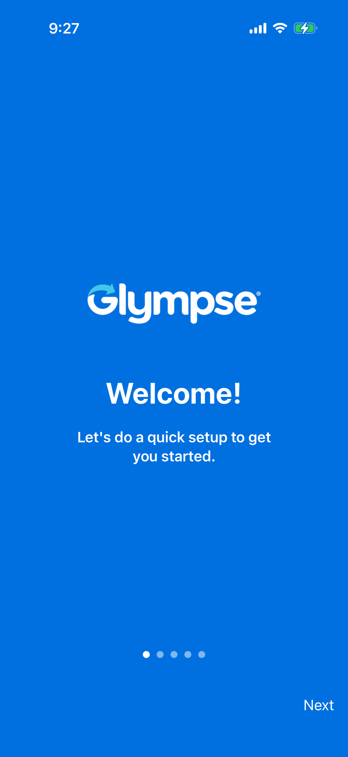 Step 3 of Glympse Onboarding