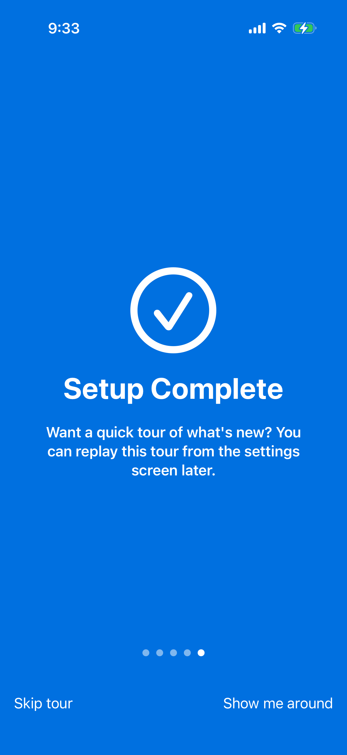 Glympse app screenshot 1
