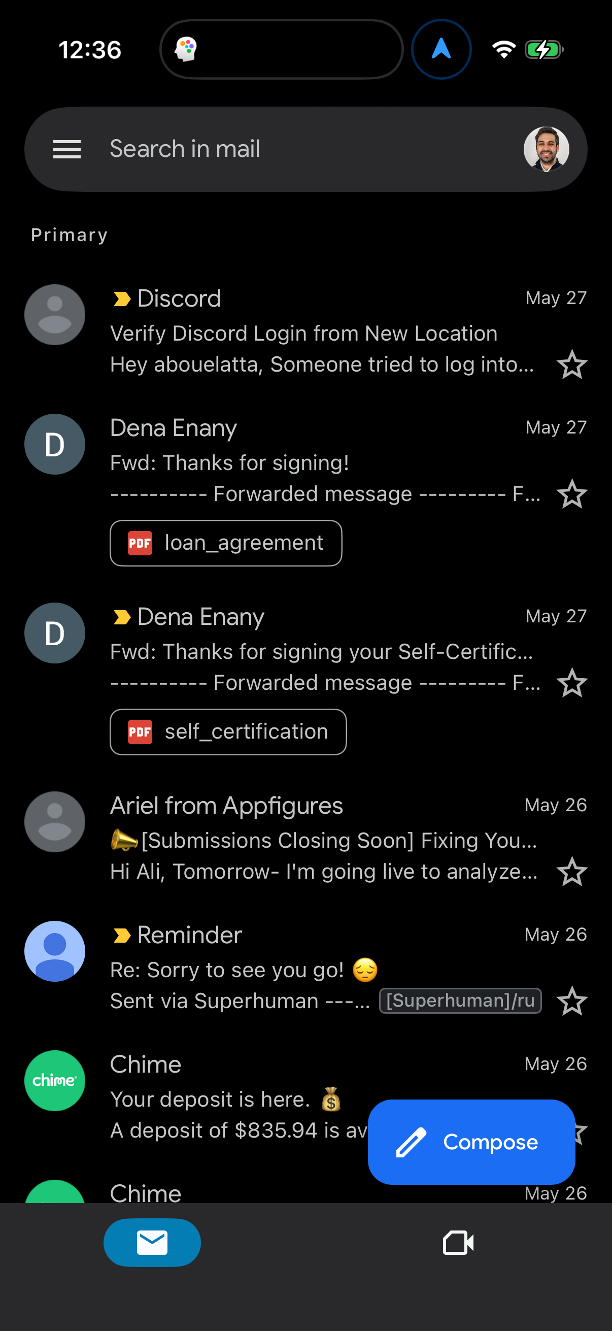 Step 1 of gmail Main_tabs