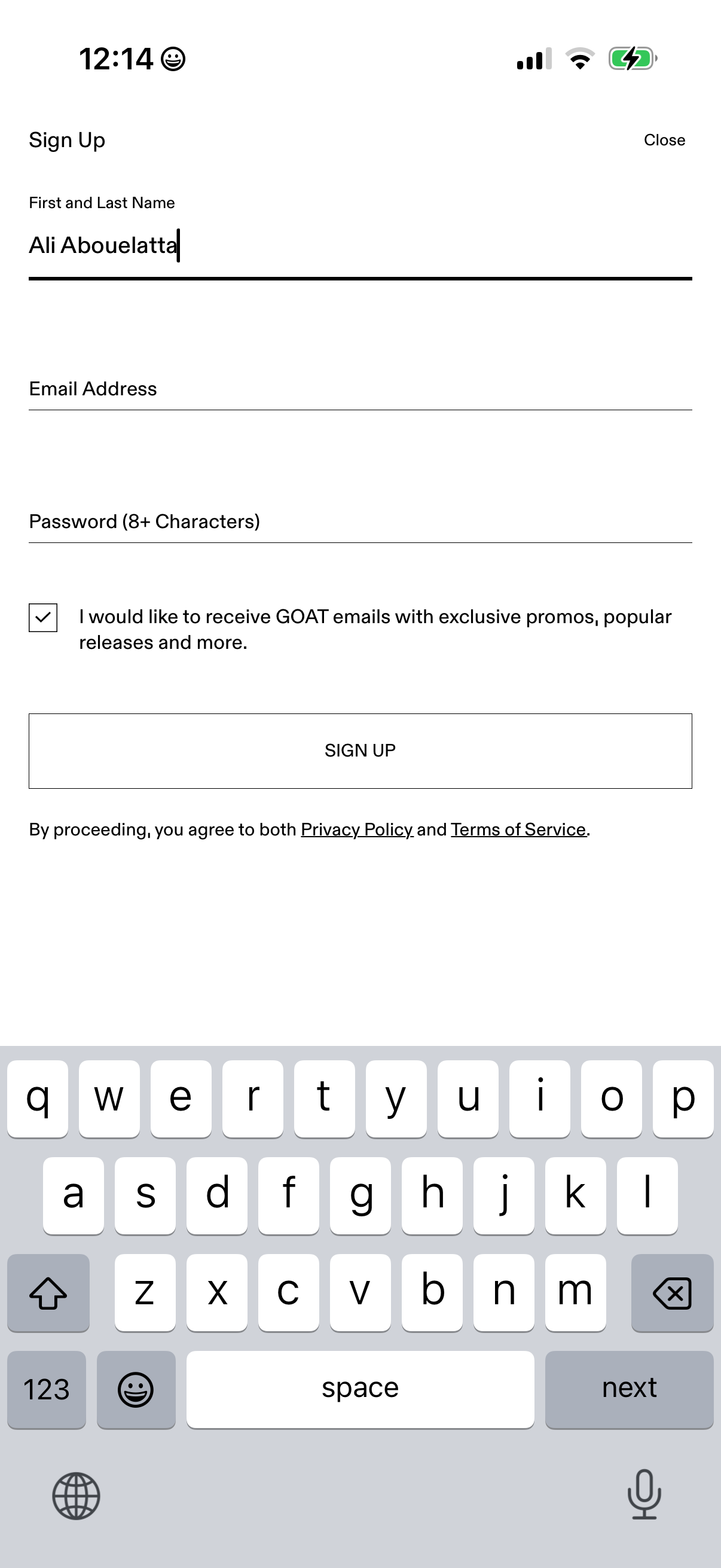Goat app screenshot 3
