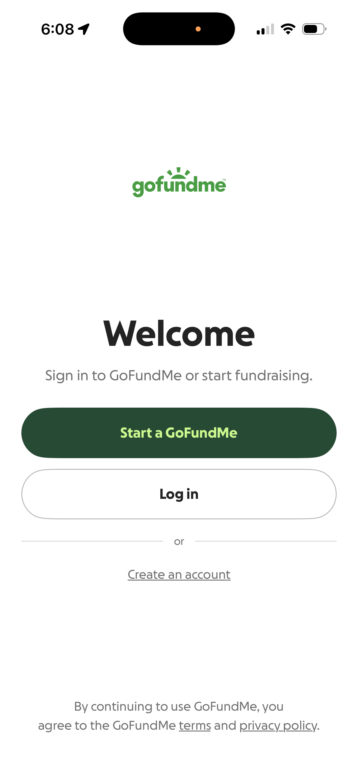 gofundme app screenshot 9
