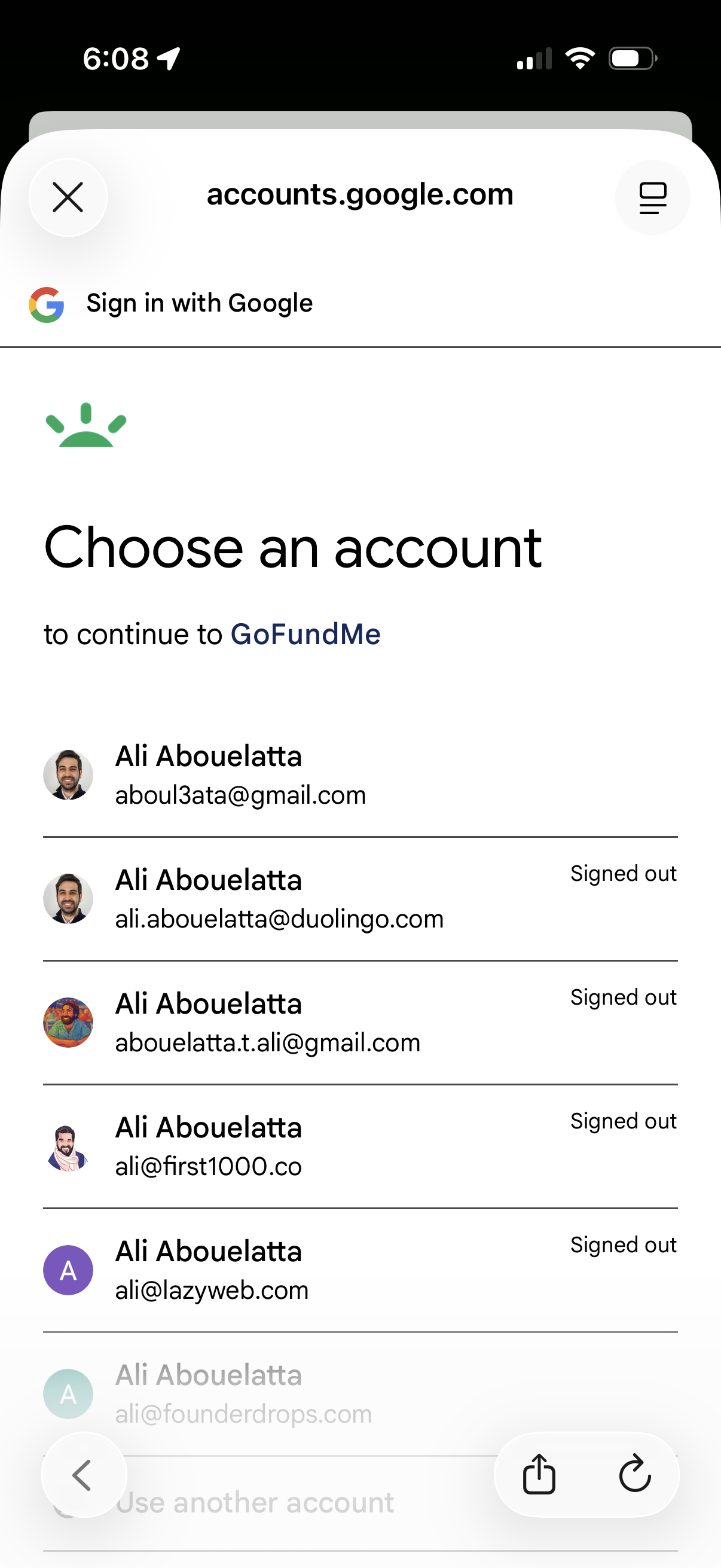 gofundme app screenshot 6