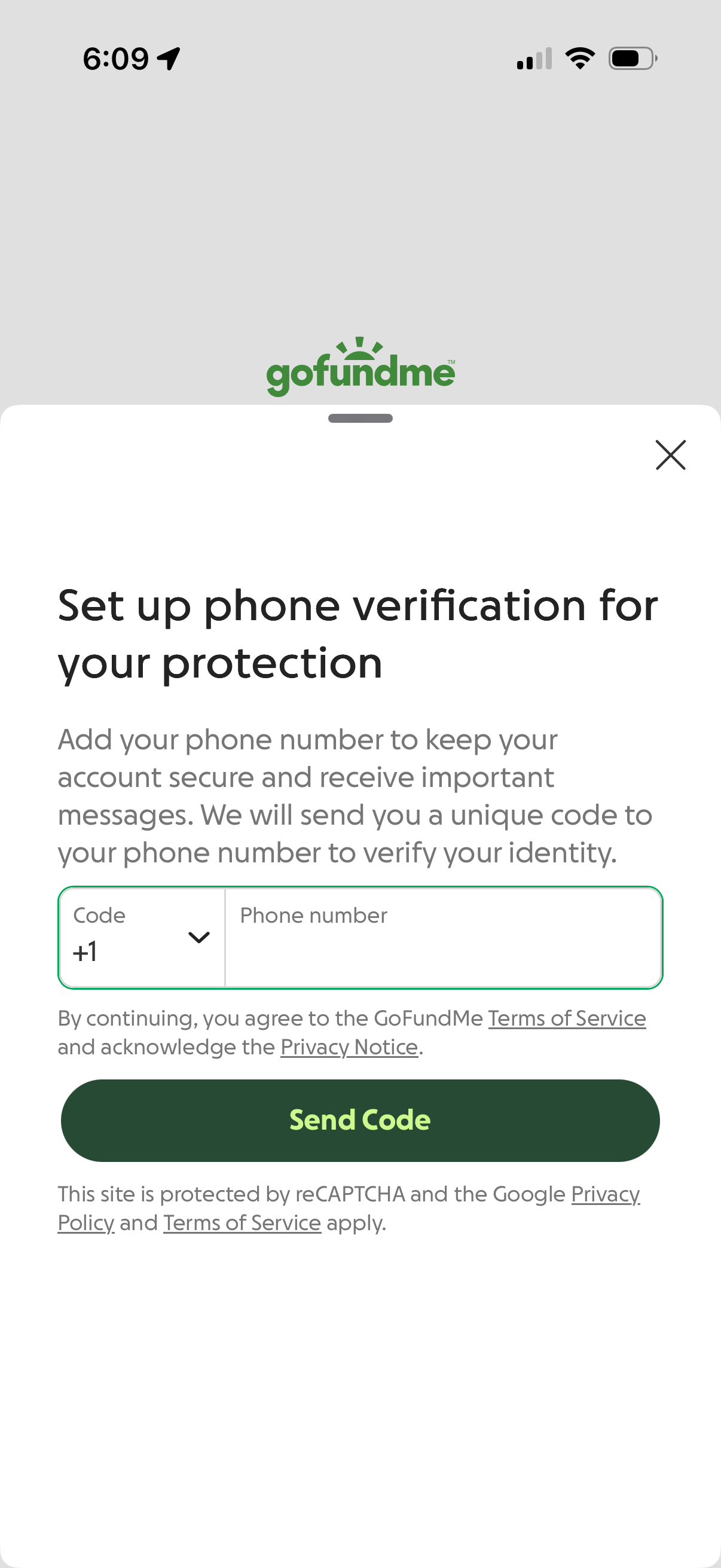 gofundme app screenshot 4
