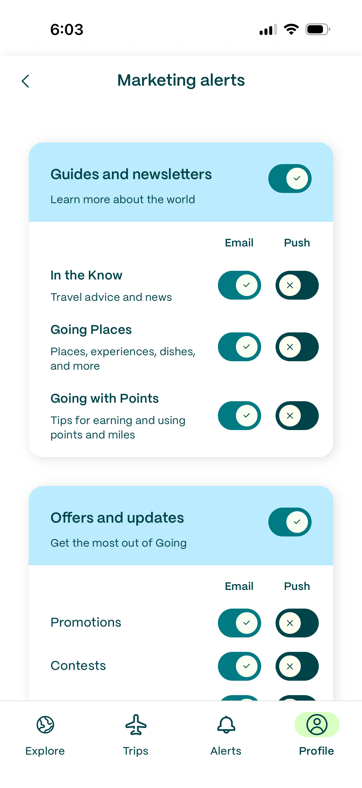 going app screenshot 5