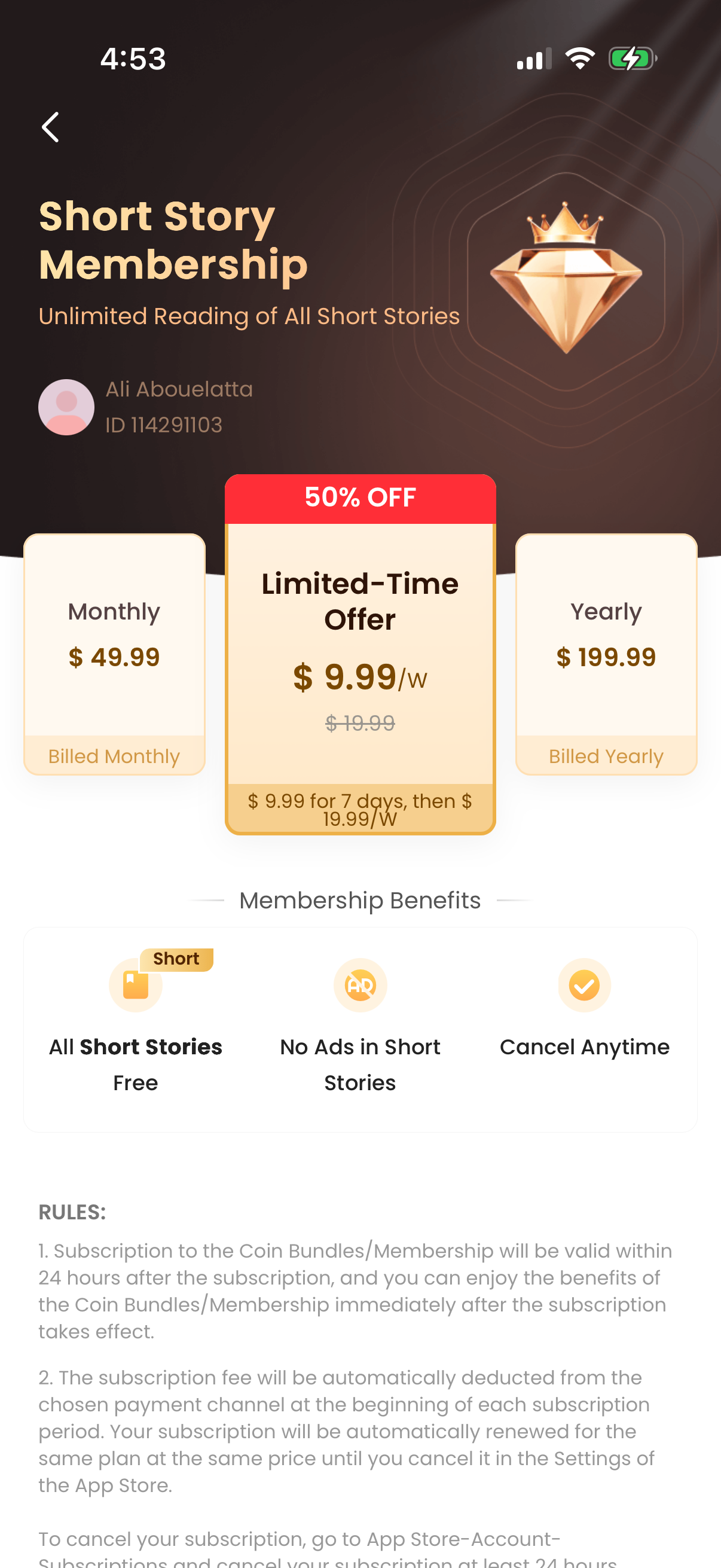 goodnovel Welcome Back Paywall
