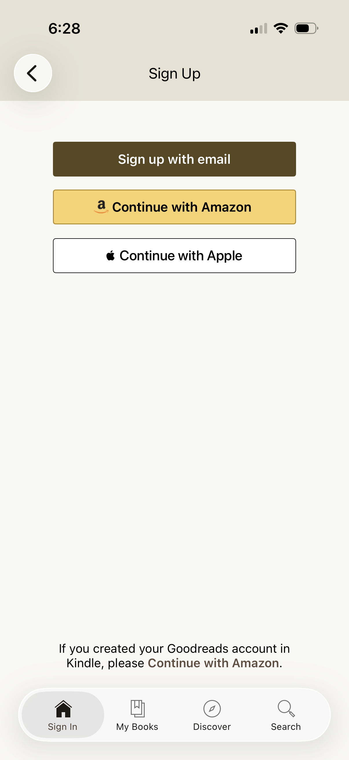 goodreads app screenshot 3