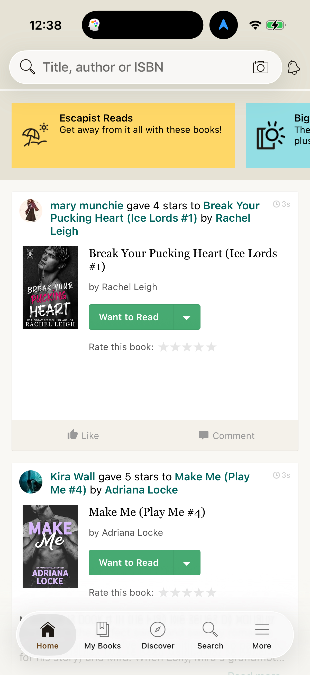 Step 1 of goodreads Main_tabs