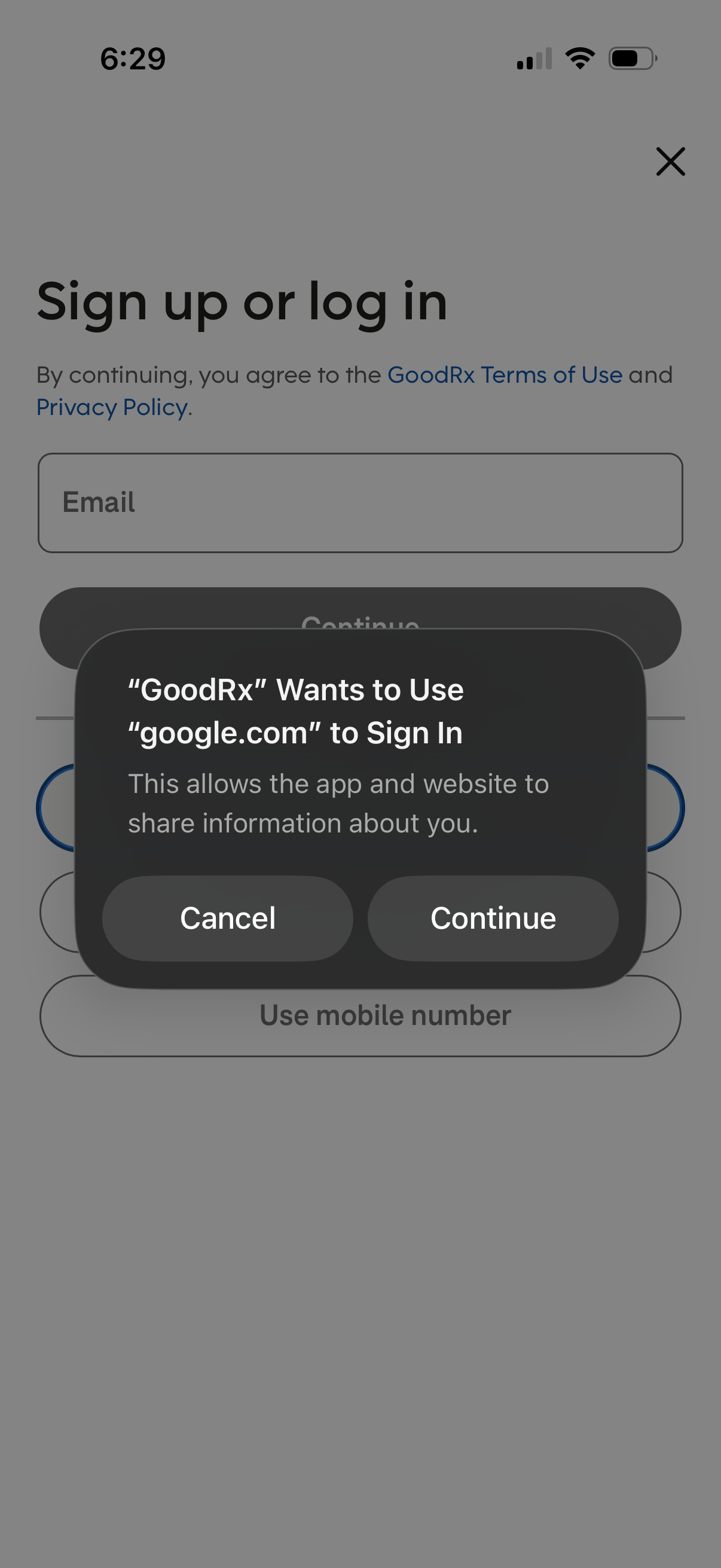 goodrx app screenshot 3