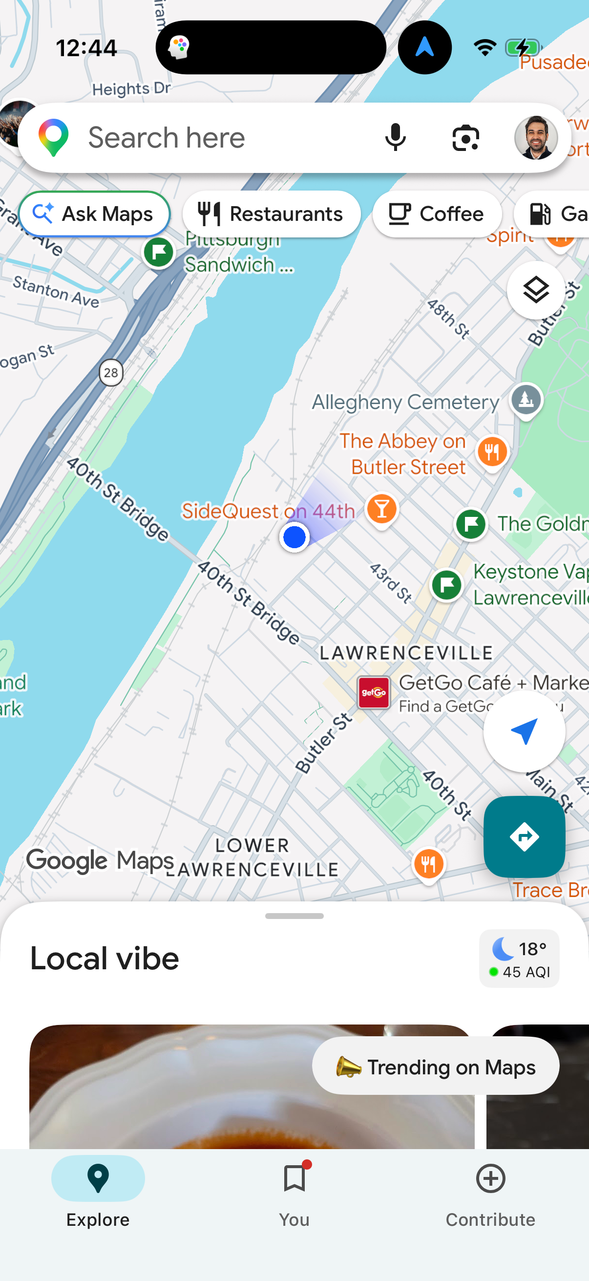Step 1 of google-maps Main_tabs