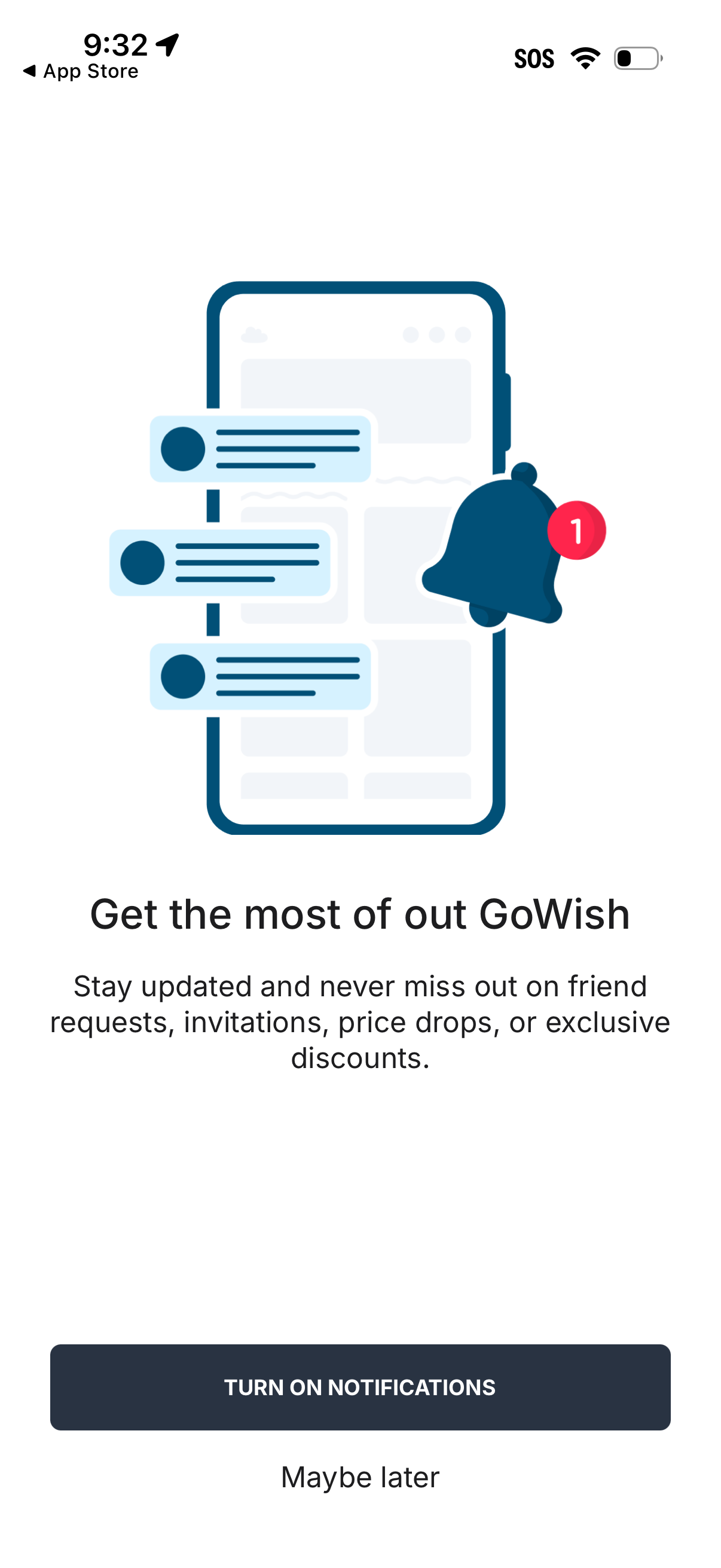 gowish app screenshot 47