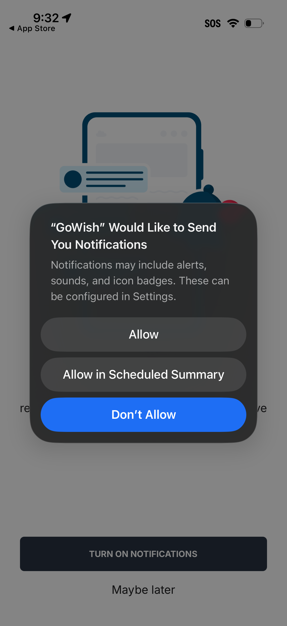 gowish app screenshot 46