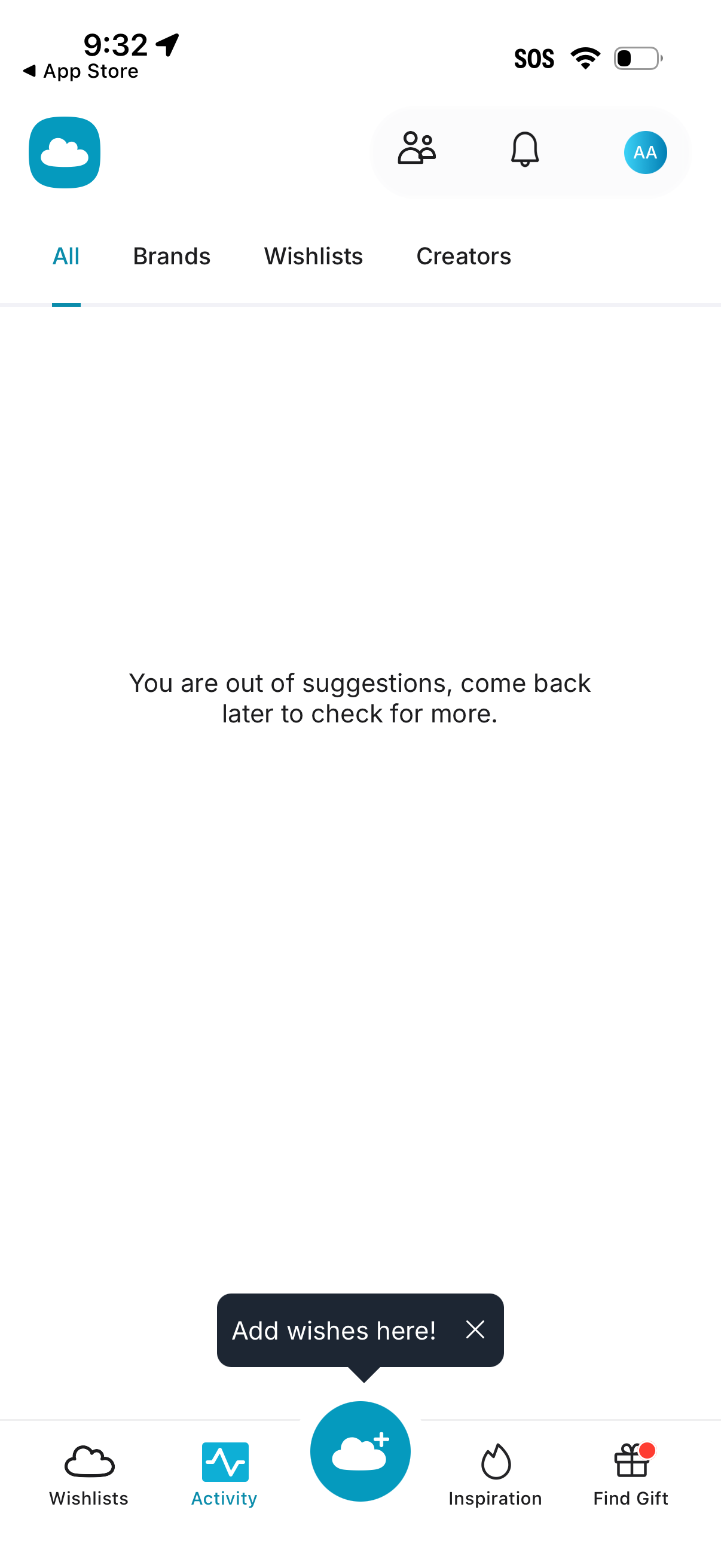 gowish app screenshot 44