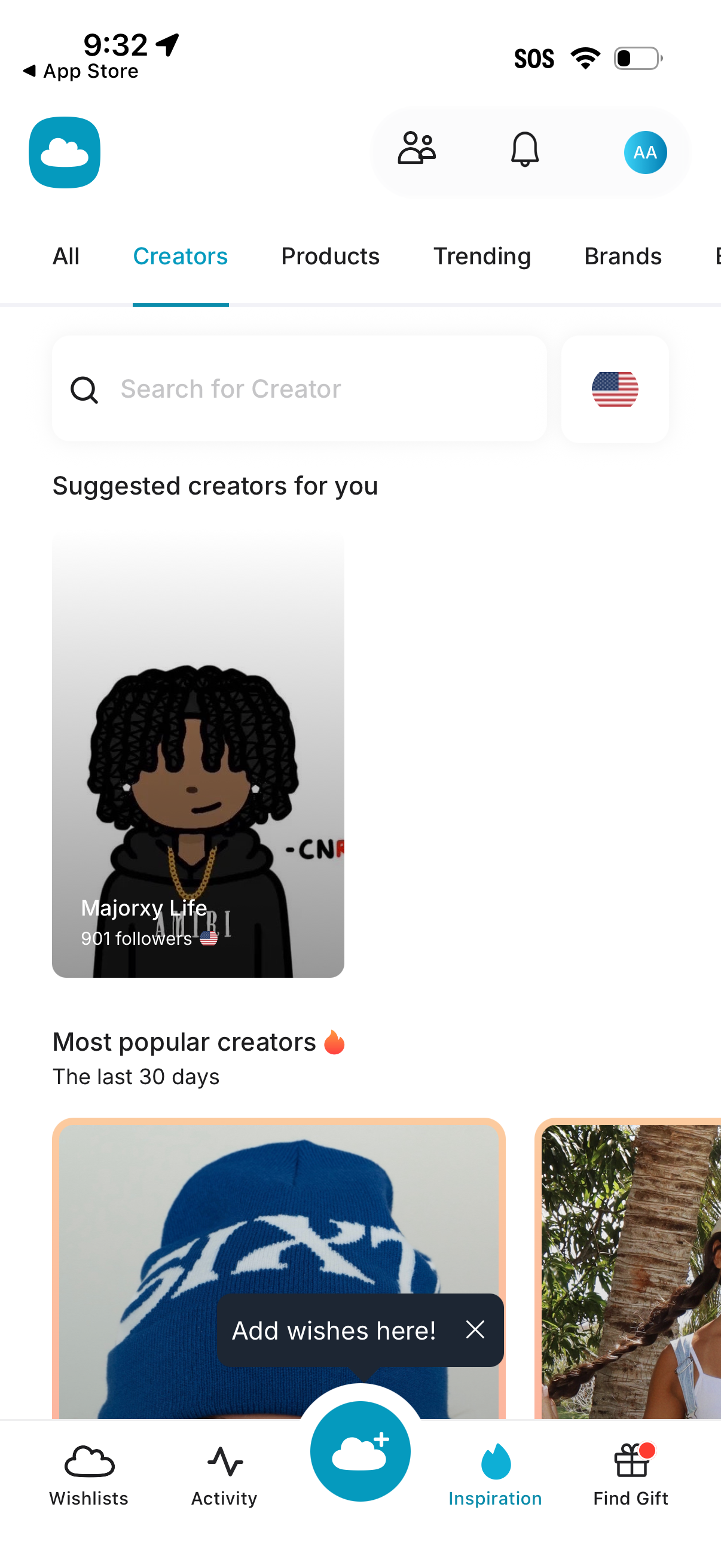 gowish app screenshot 38
