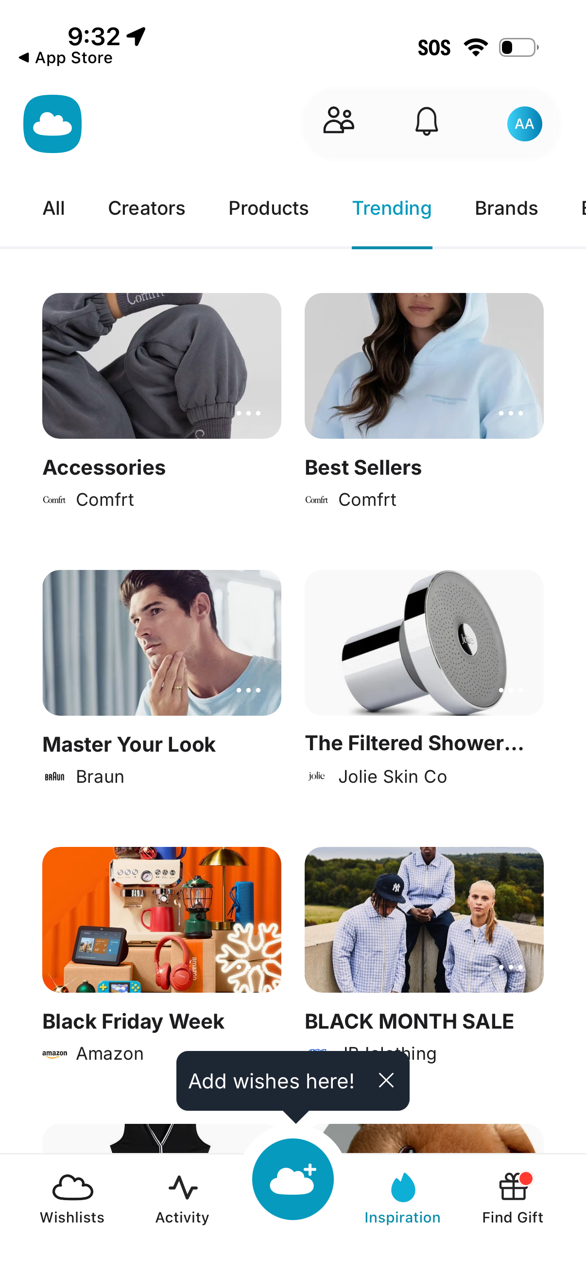 gowish app screenshot 36