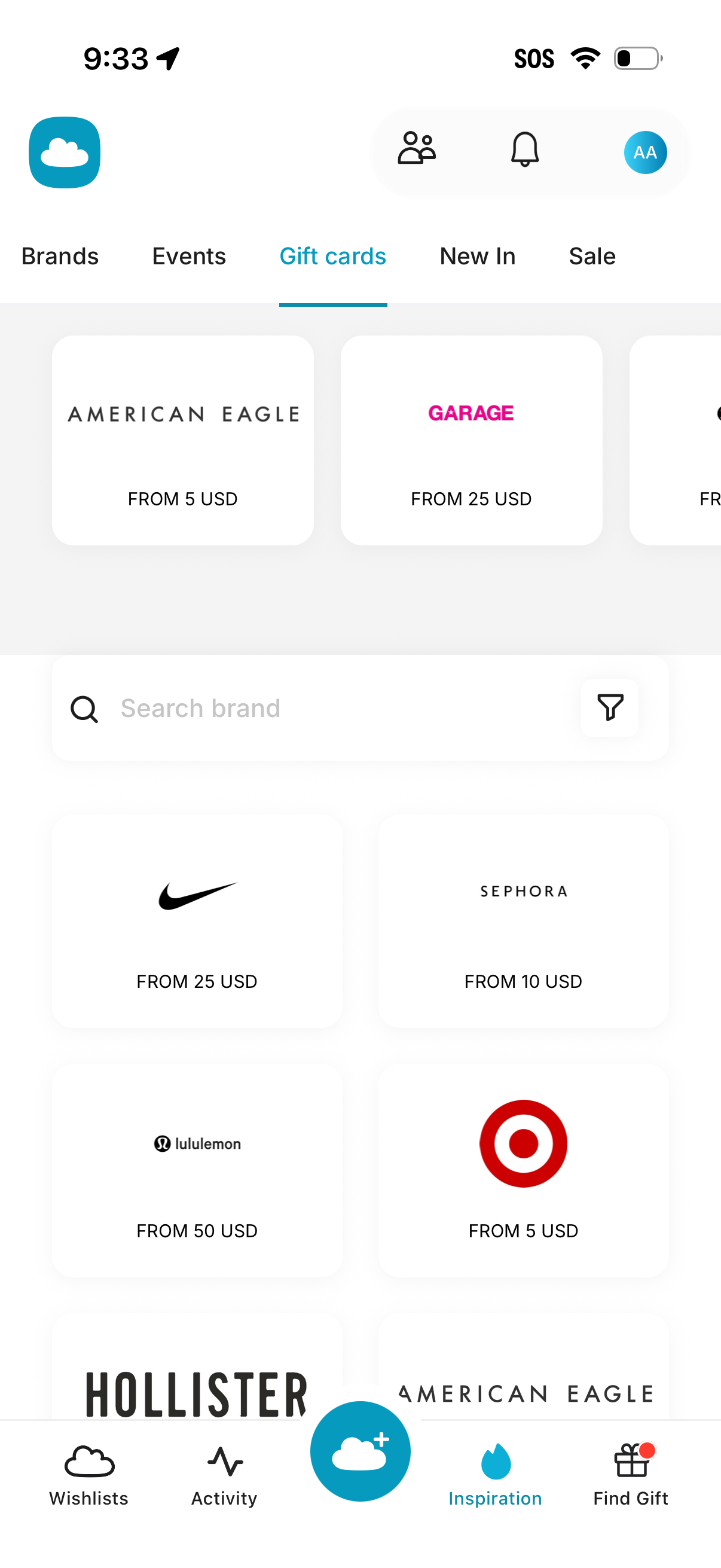 gowish app screenshot 27