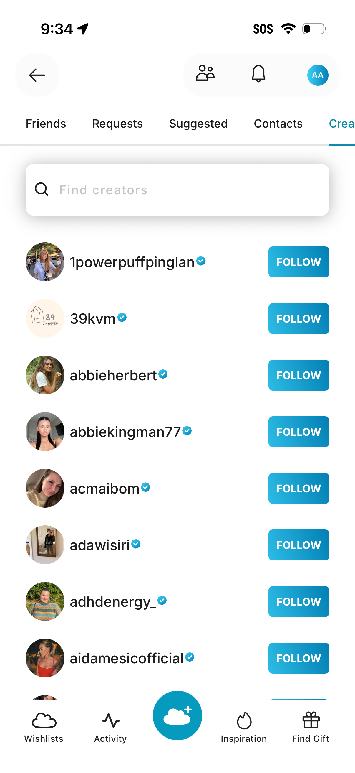 gowish app screenshot 11