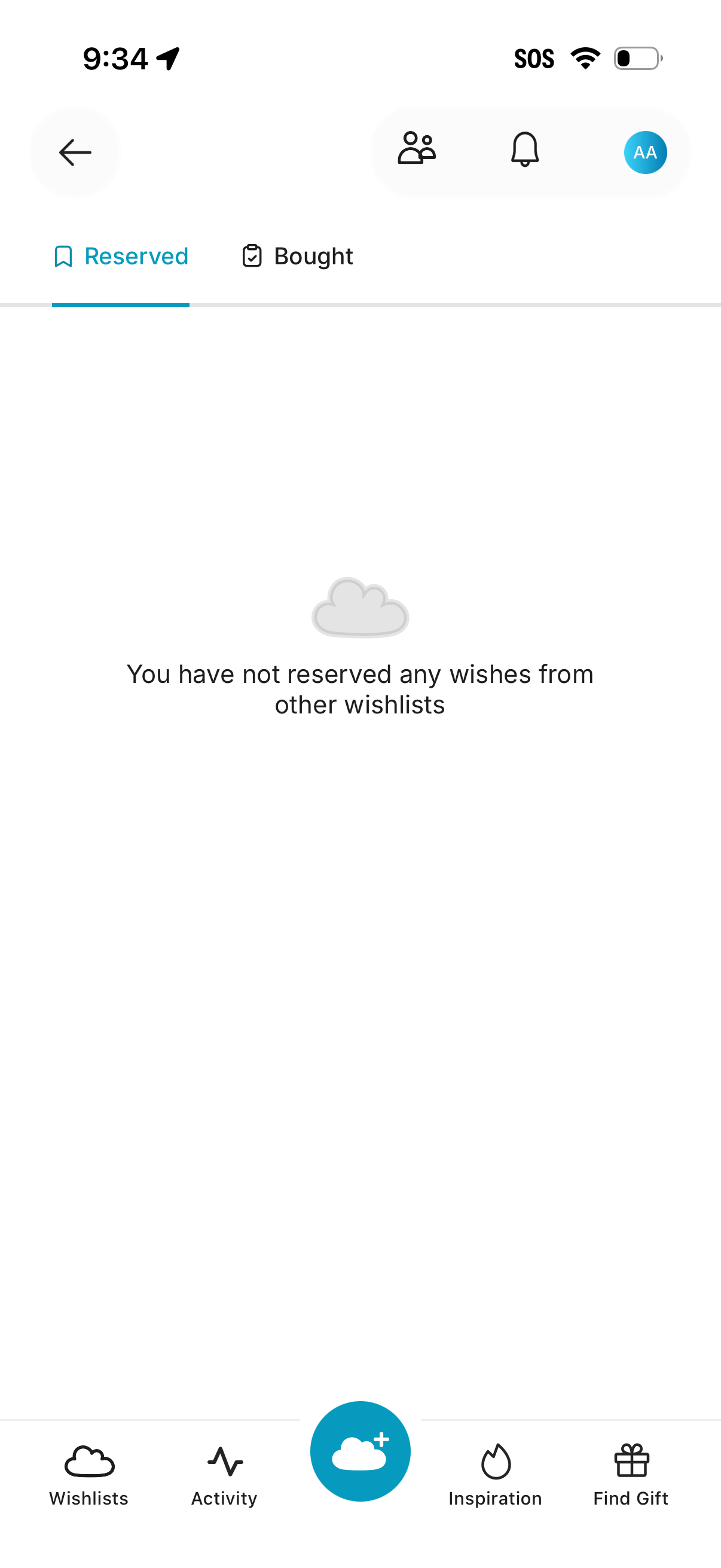 gowish view reservations