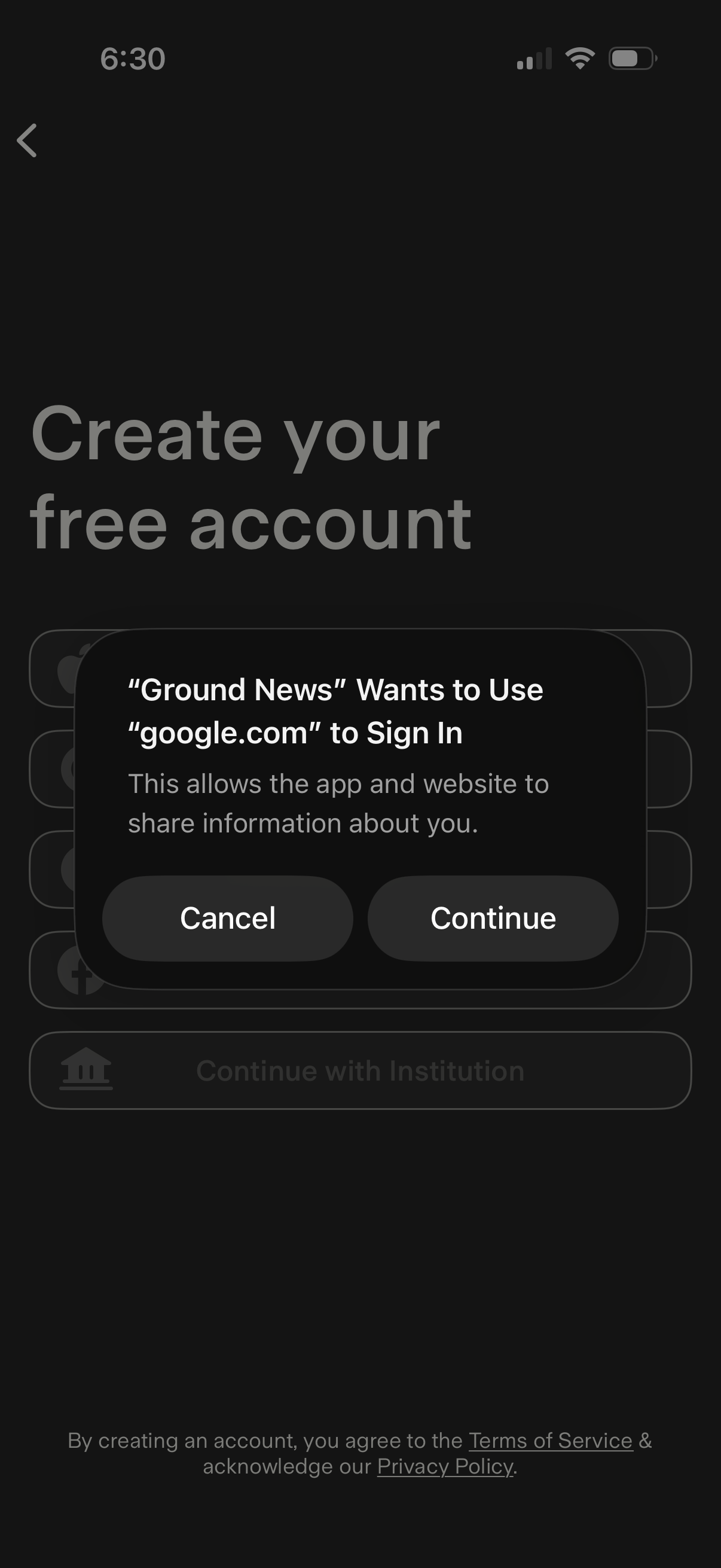 groundnews app screenshot 3