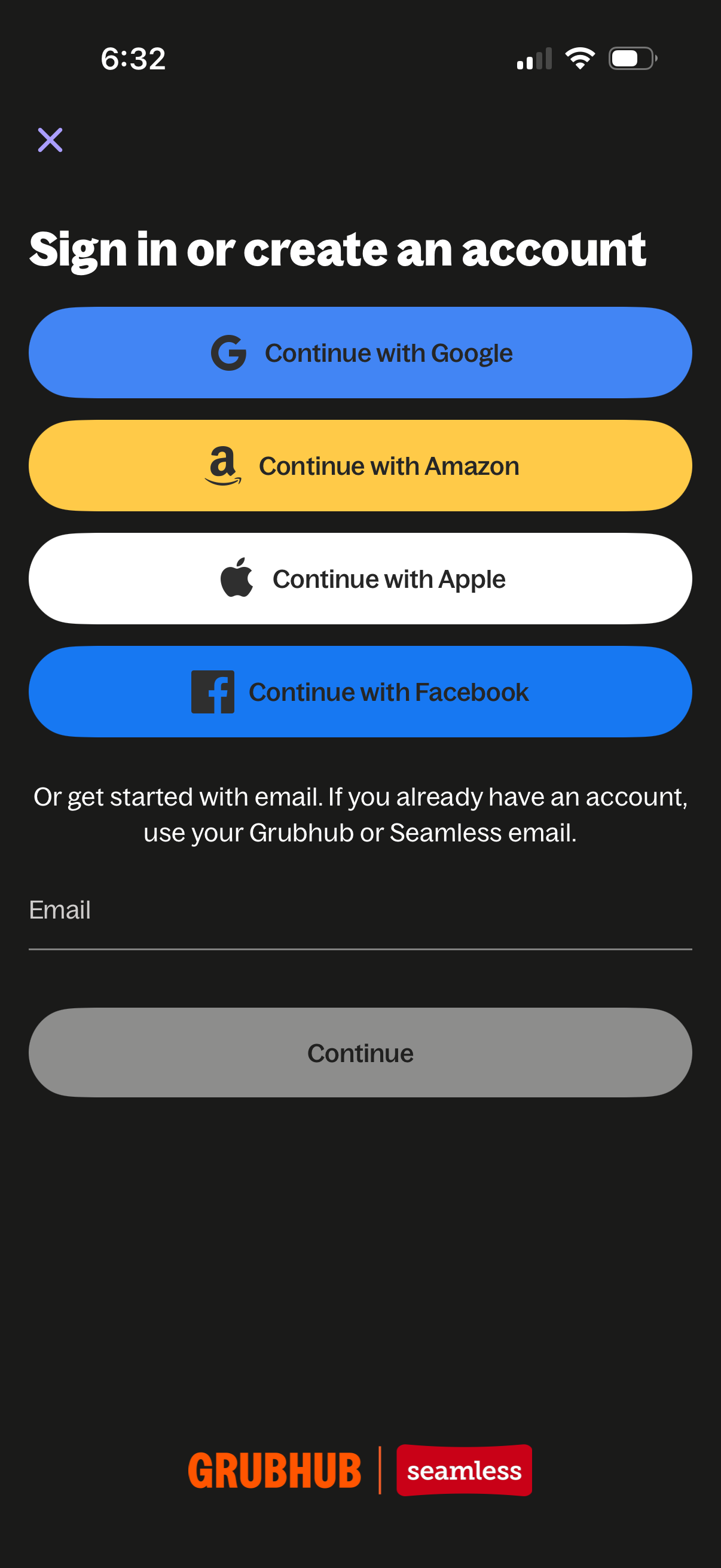 grubhub app screenshot 4