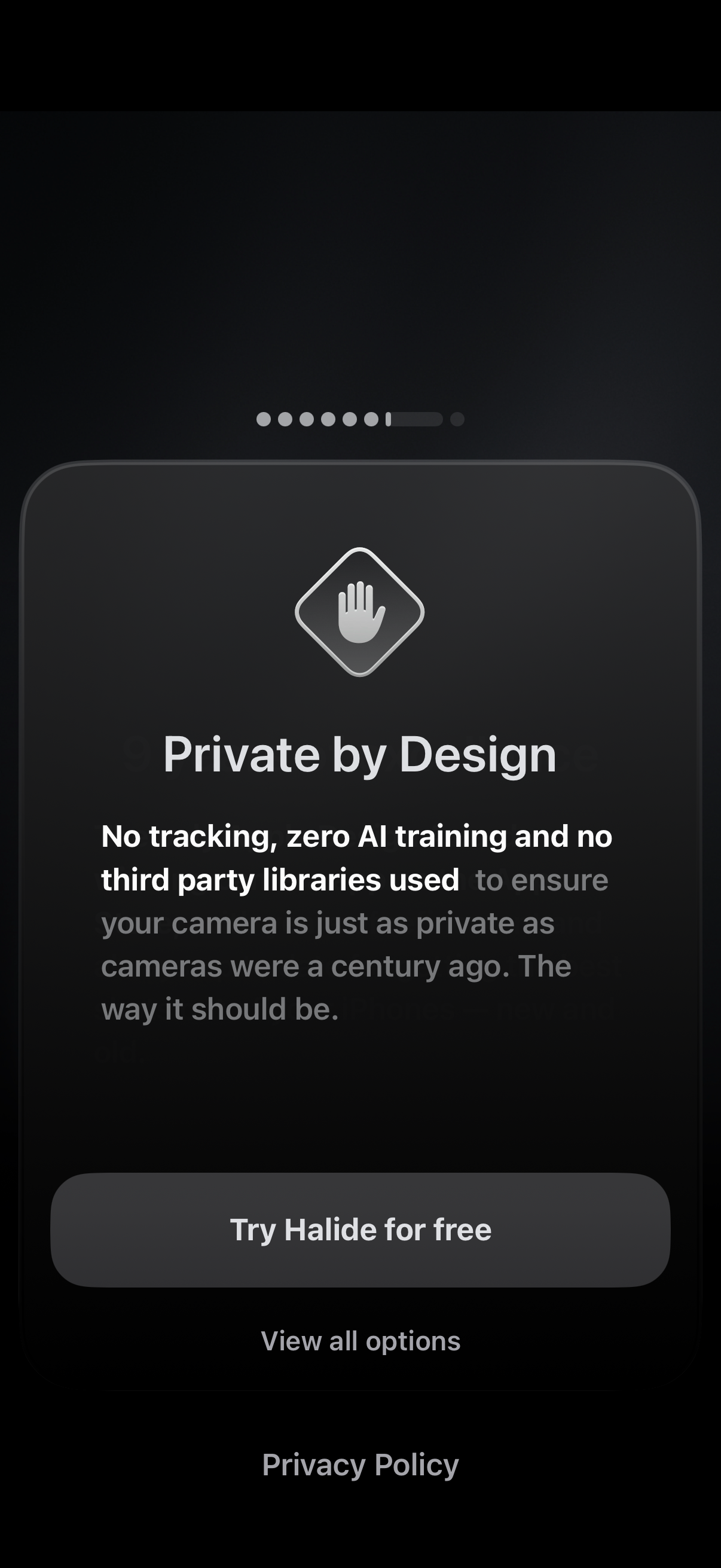 halide Paywall