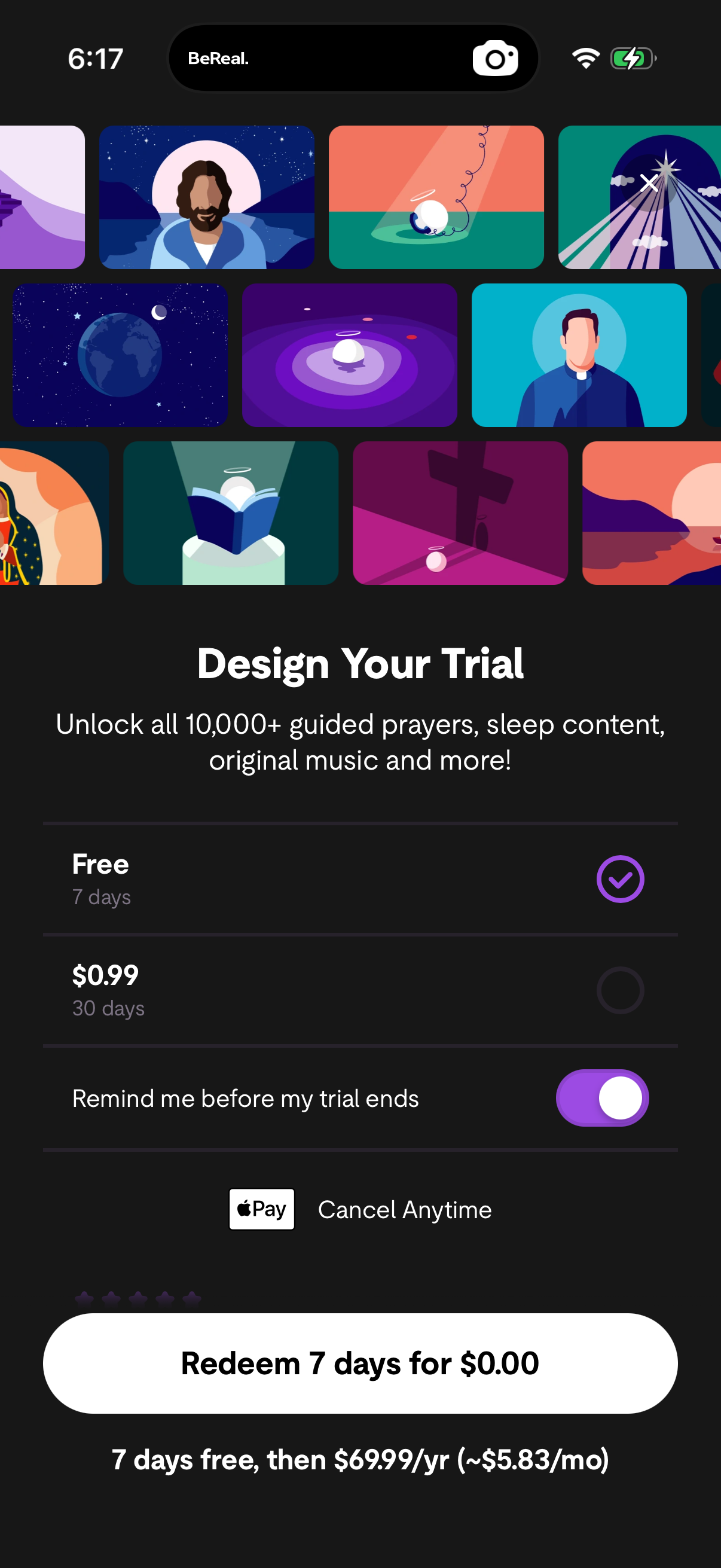 hallow screen