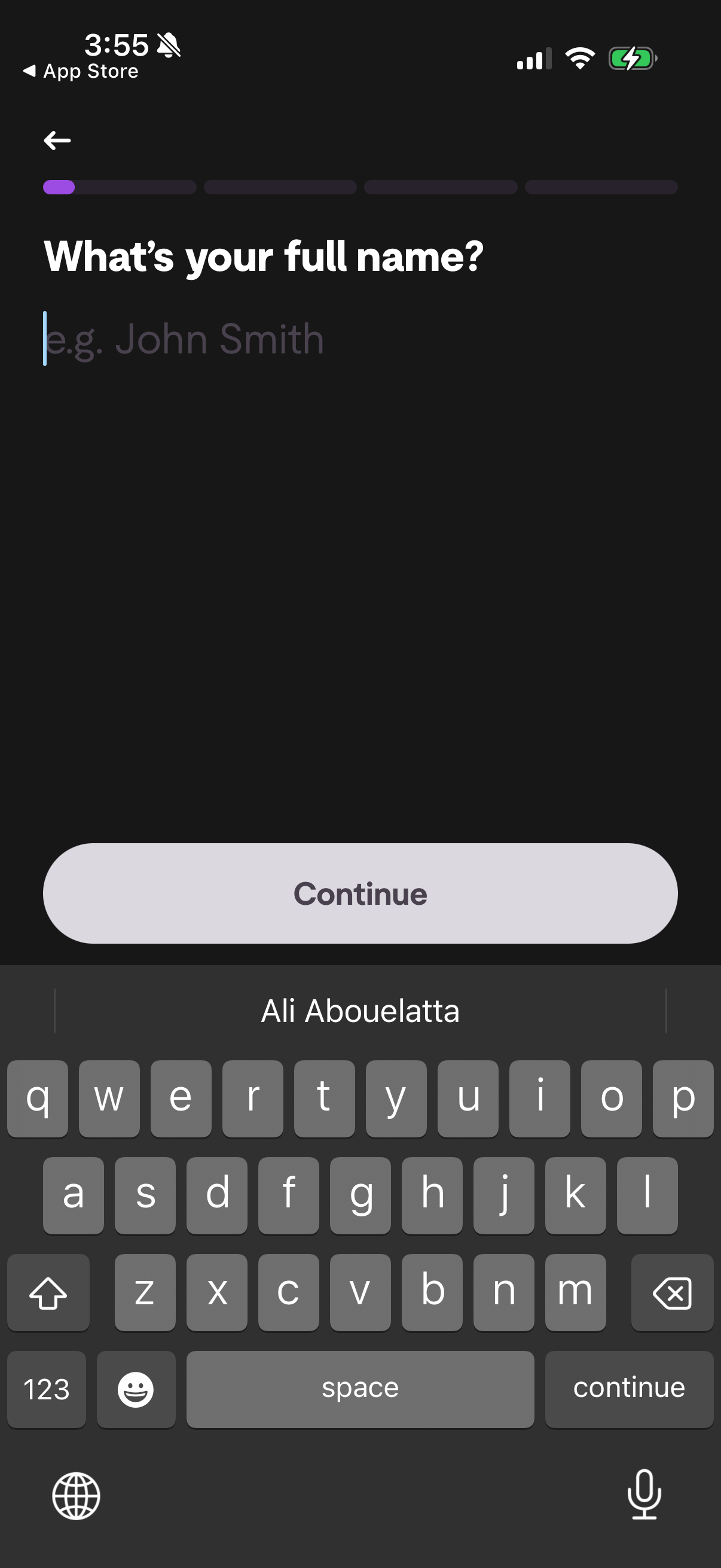 Step 3 of Hallow Onboarding