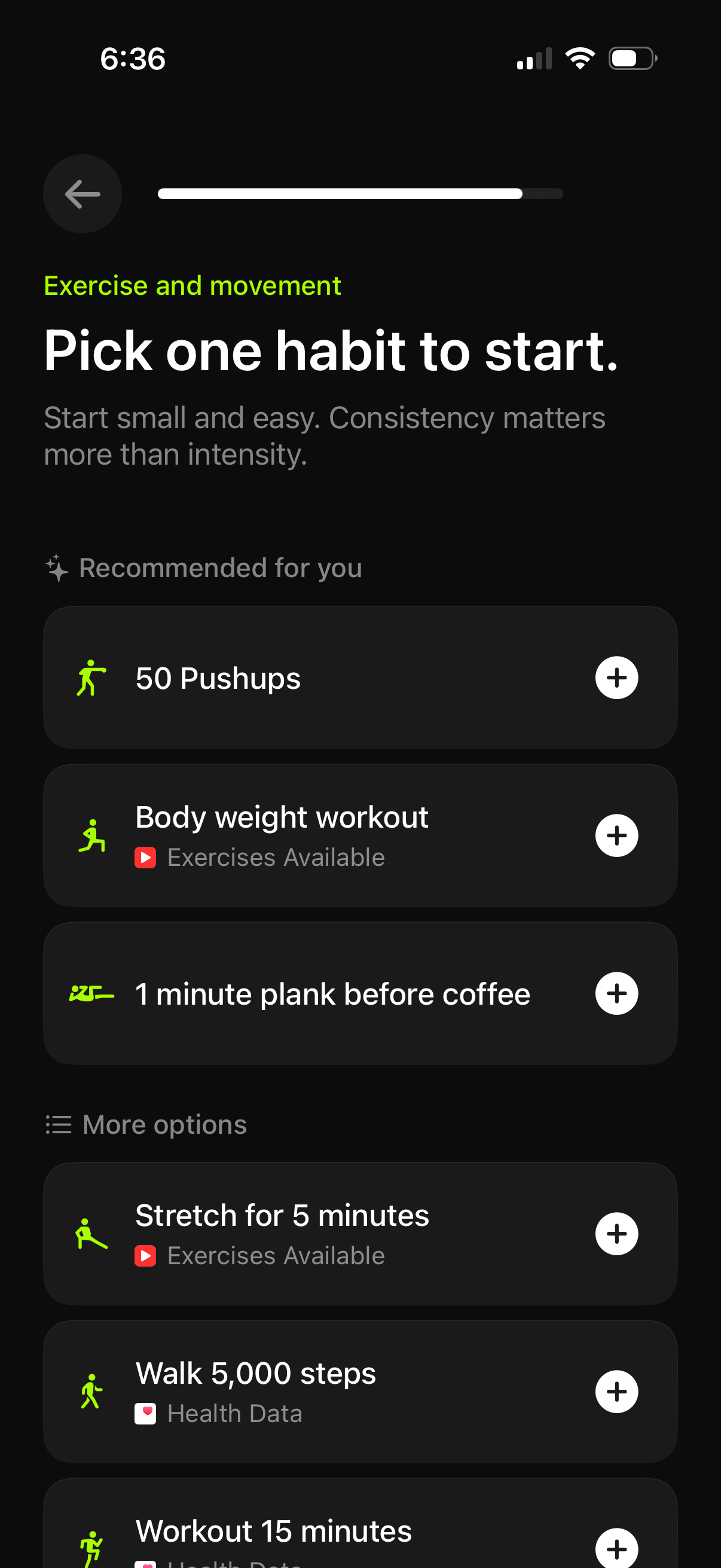 halo-habits app screenshot 9