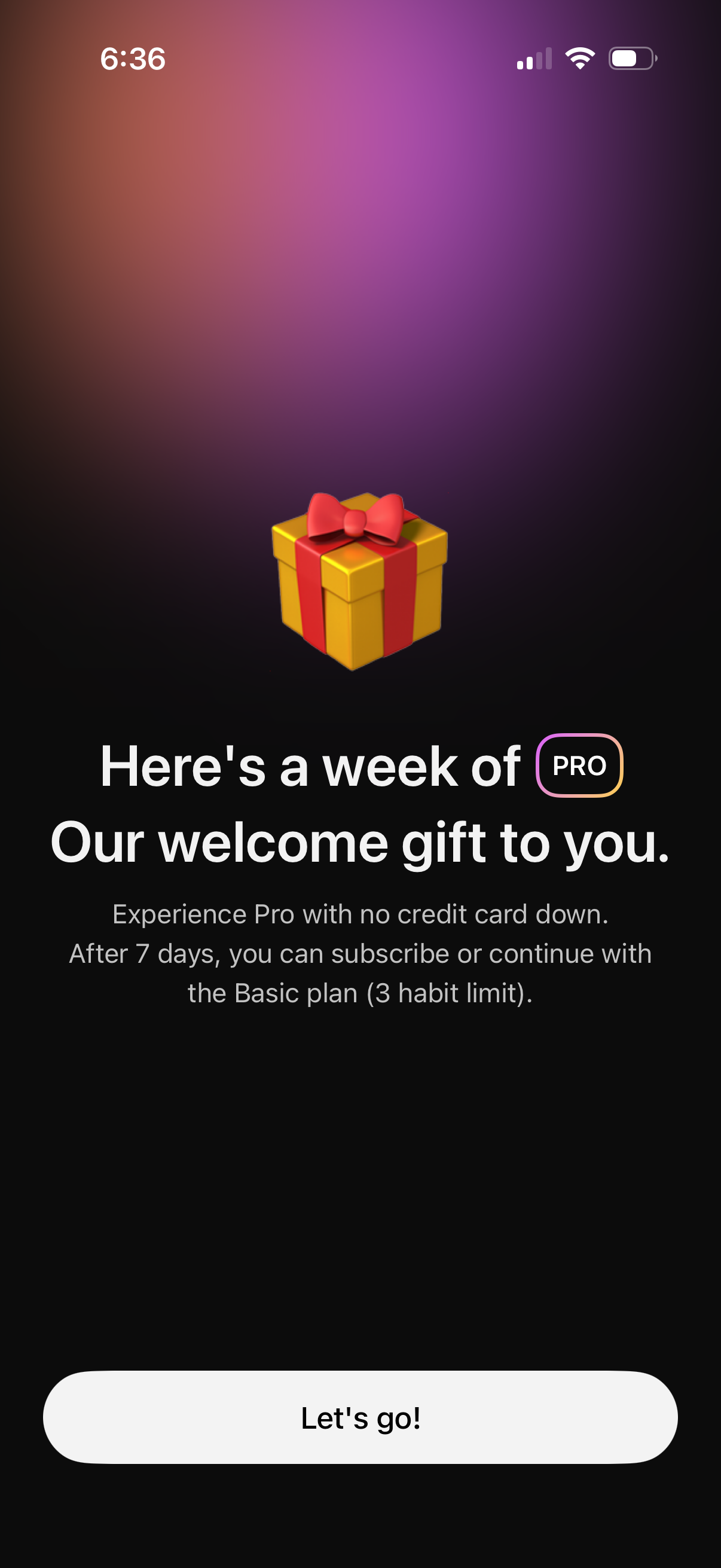 halo-habits app screenshot 1