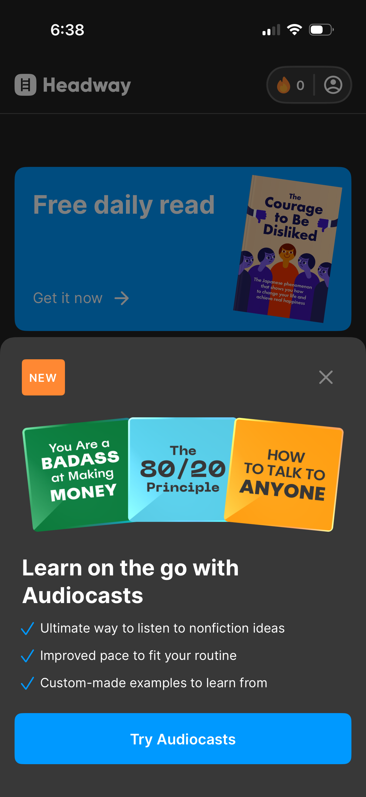 headway app screenshot 3