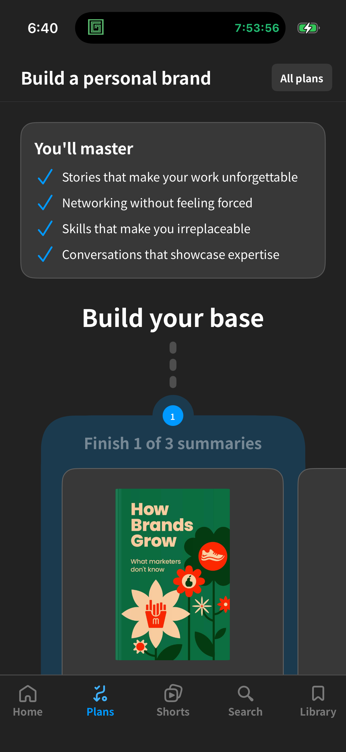 headway app screenshot 2