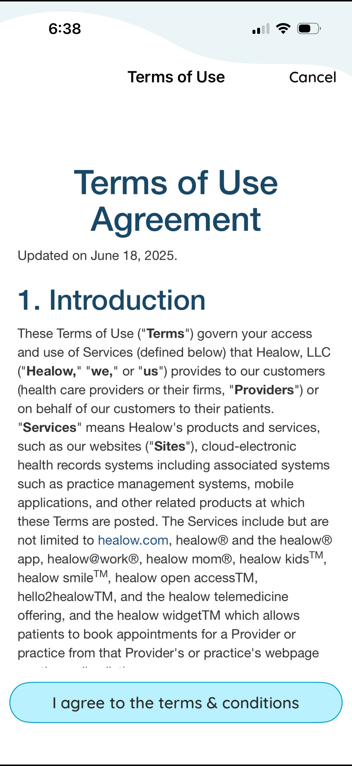 healow app screenshot 2