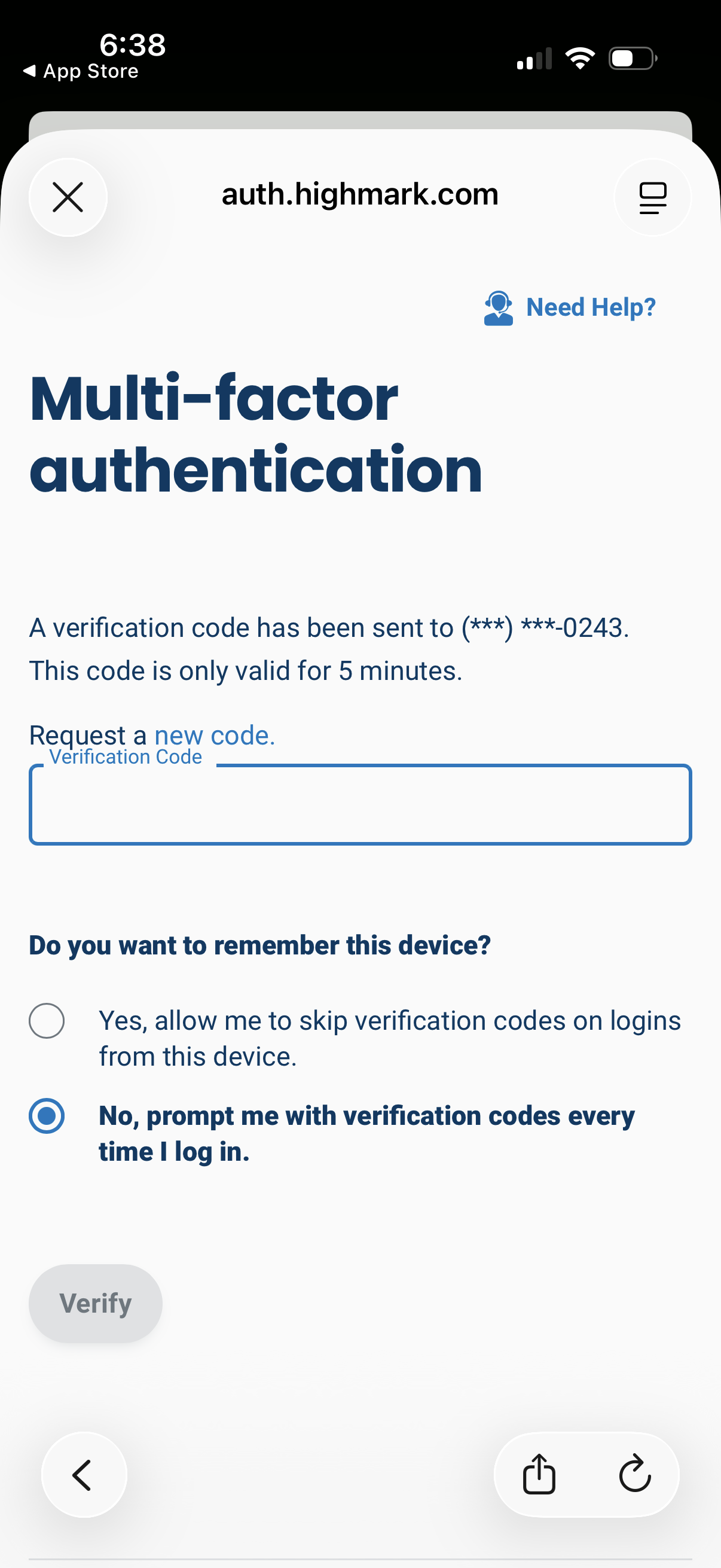 highmark app screenshot 2