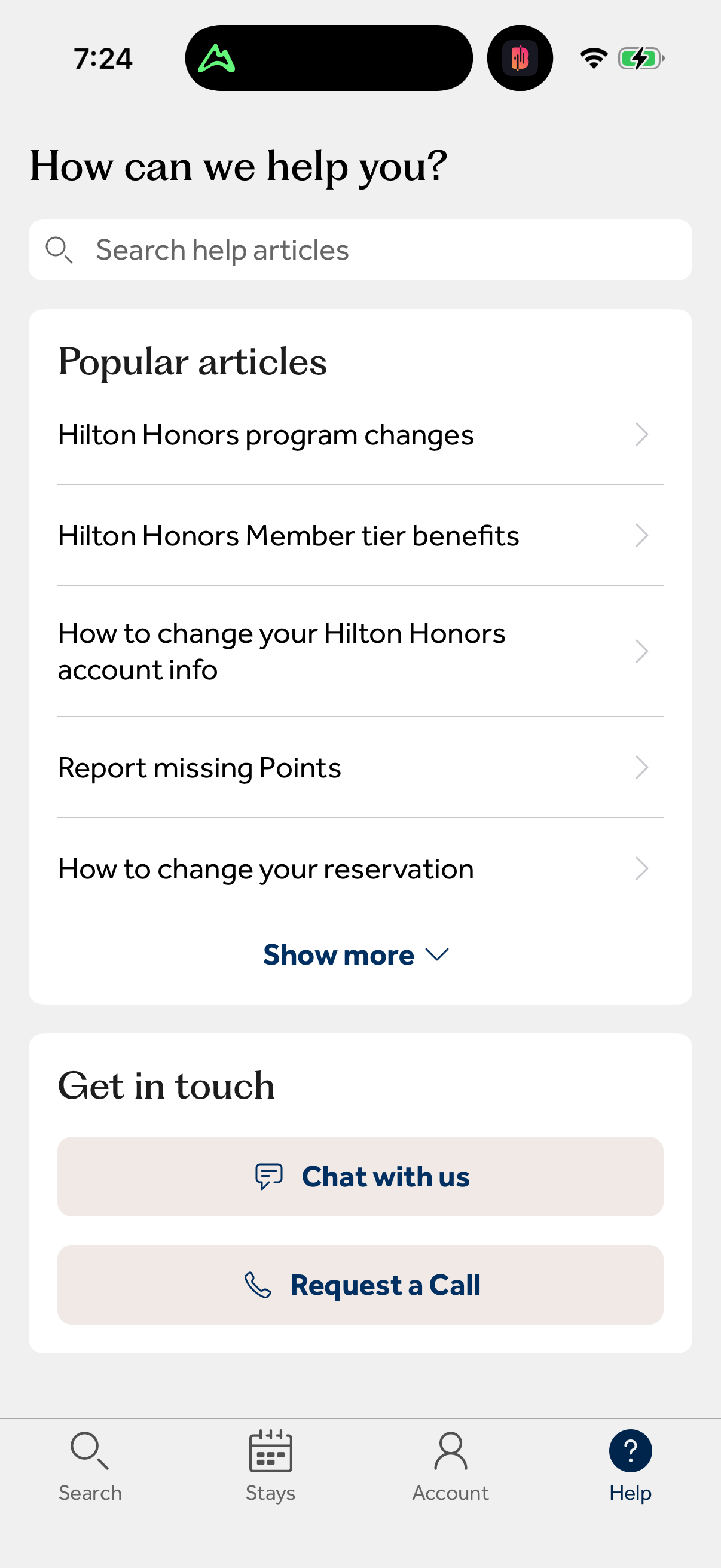 Step 4 of hilton-honors Main_tabs