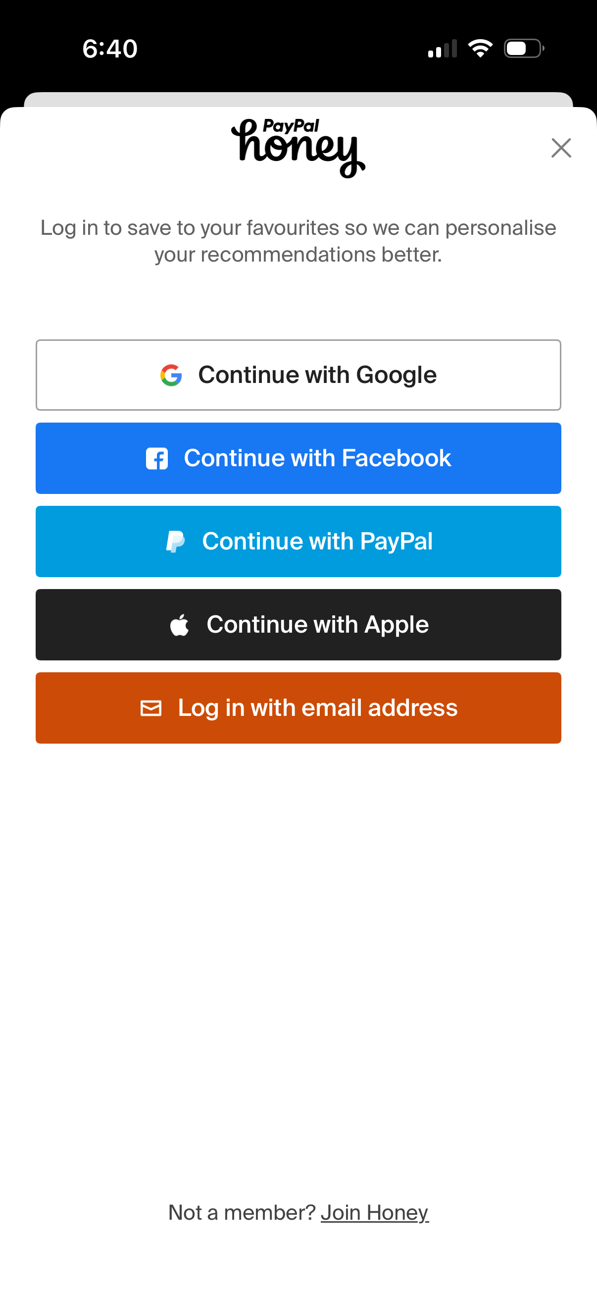 honey app screenshot 5
