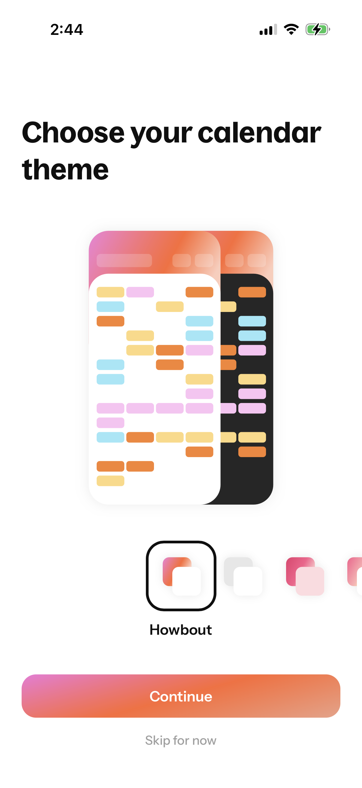 Step 5 of Howbout Profile and Calendar Setup