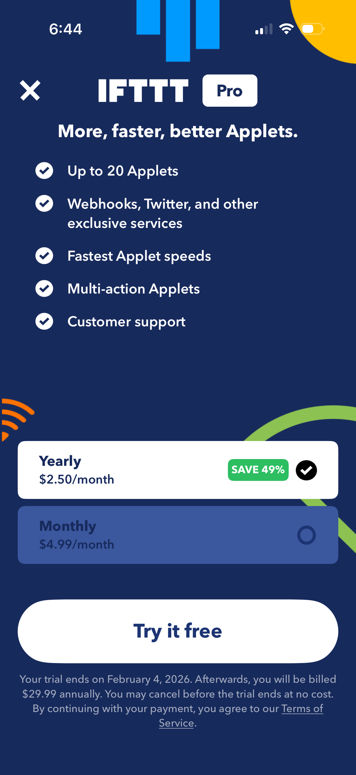 ifttt app screenshot 1