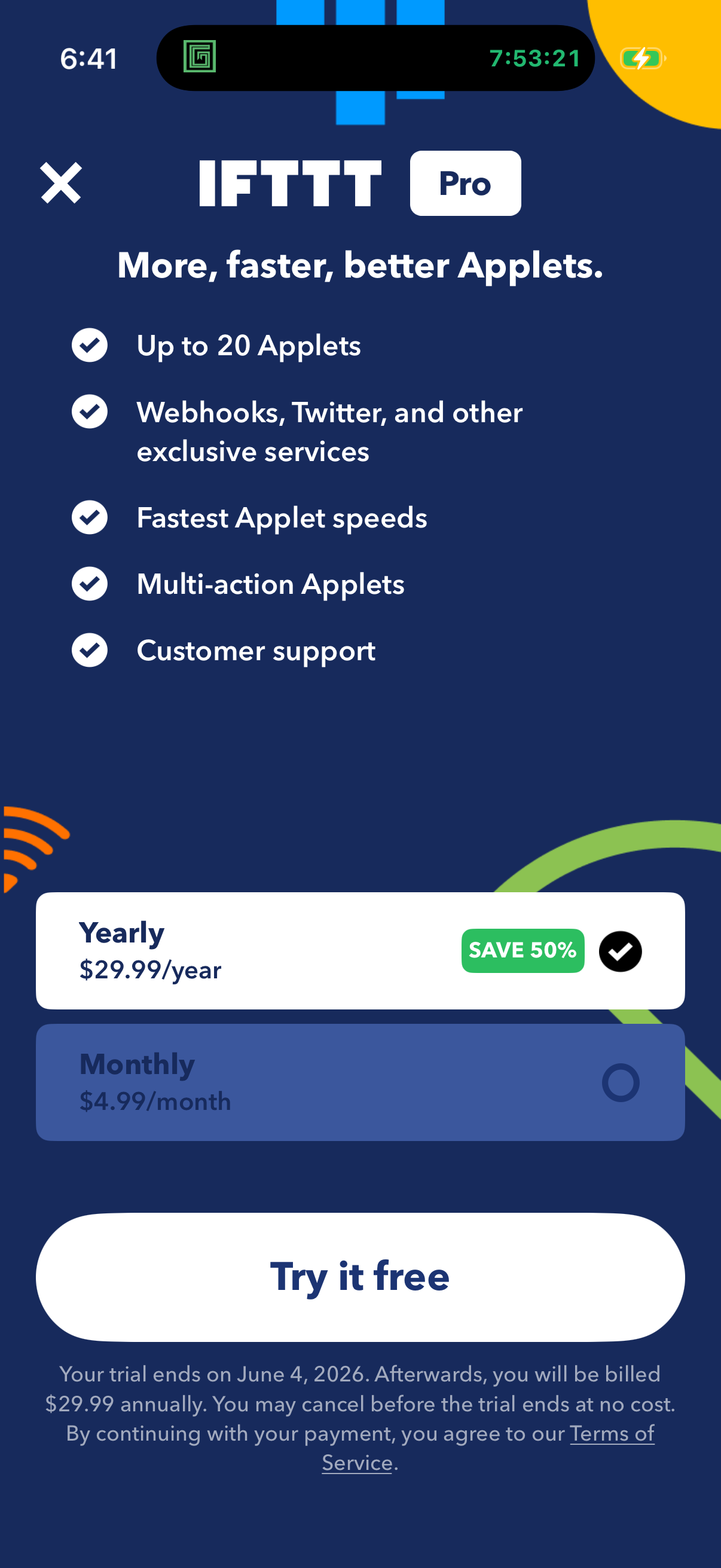 ifttt app screenshot 2