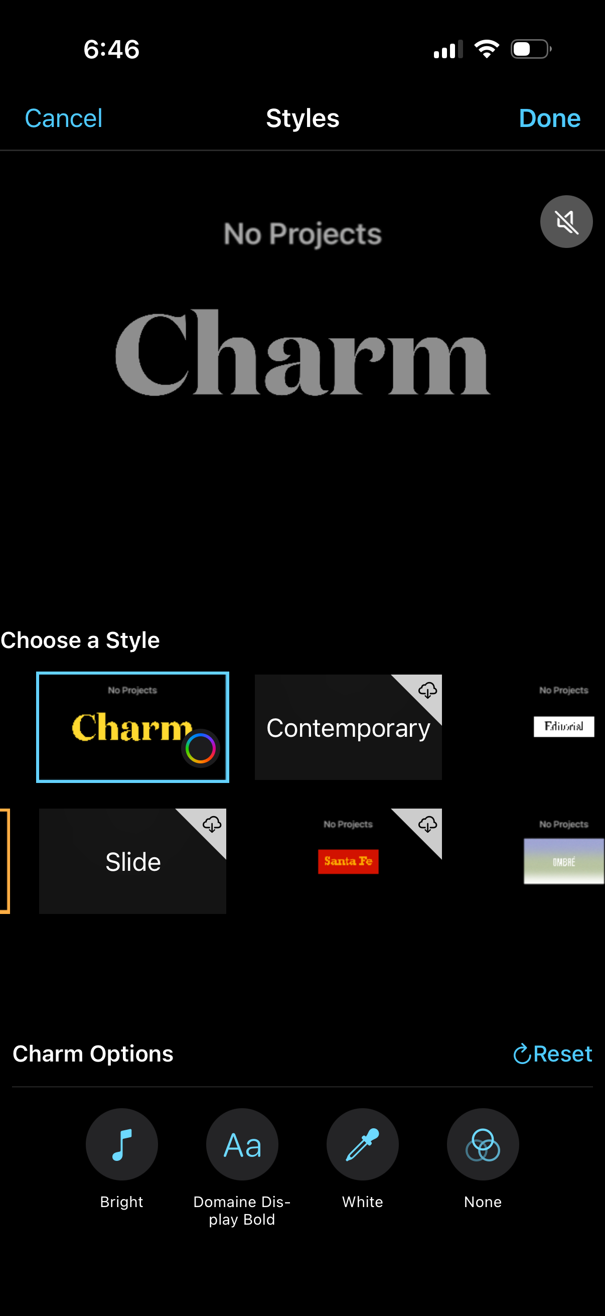 imovie change theme style