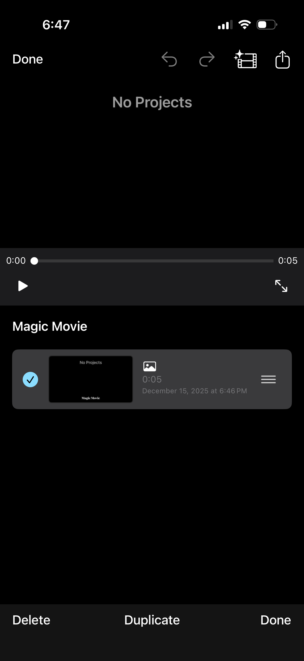 imovie app screenshot 3