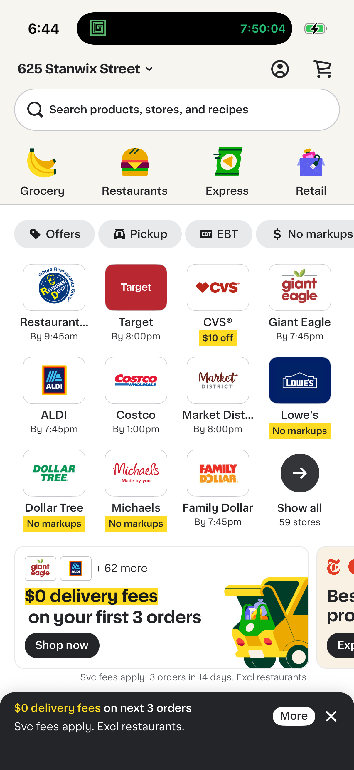 instacart app screenshot 2