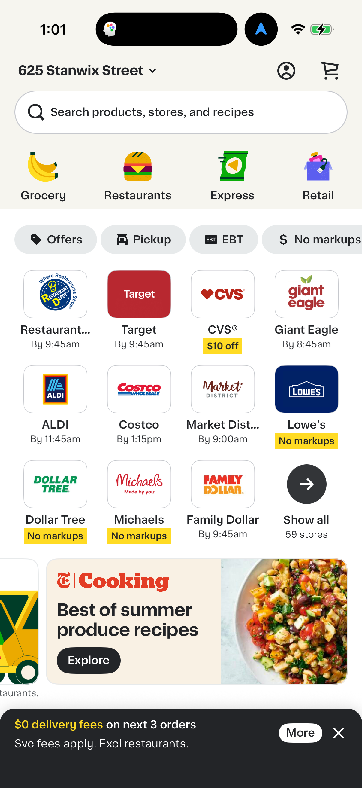 Step 1 of instacart Main_tabs