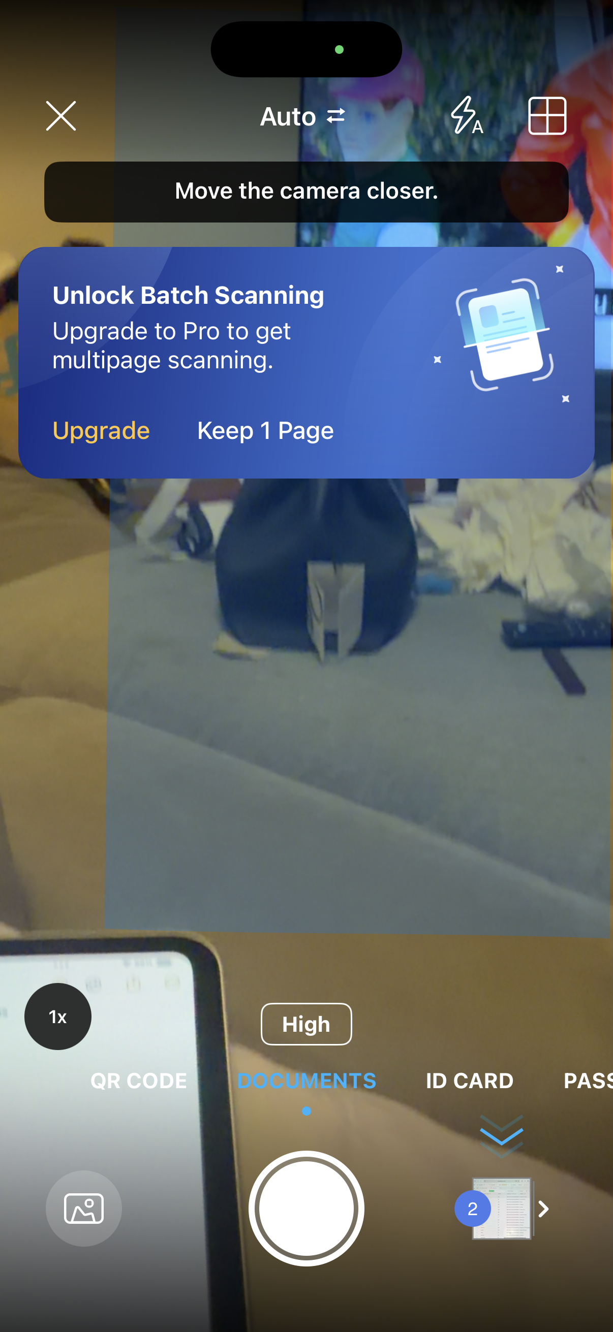 iscanner edit scan with ai