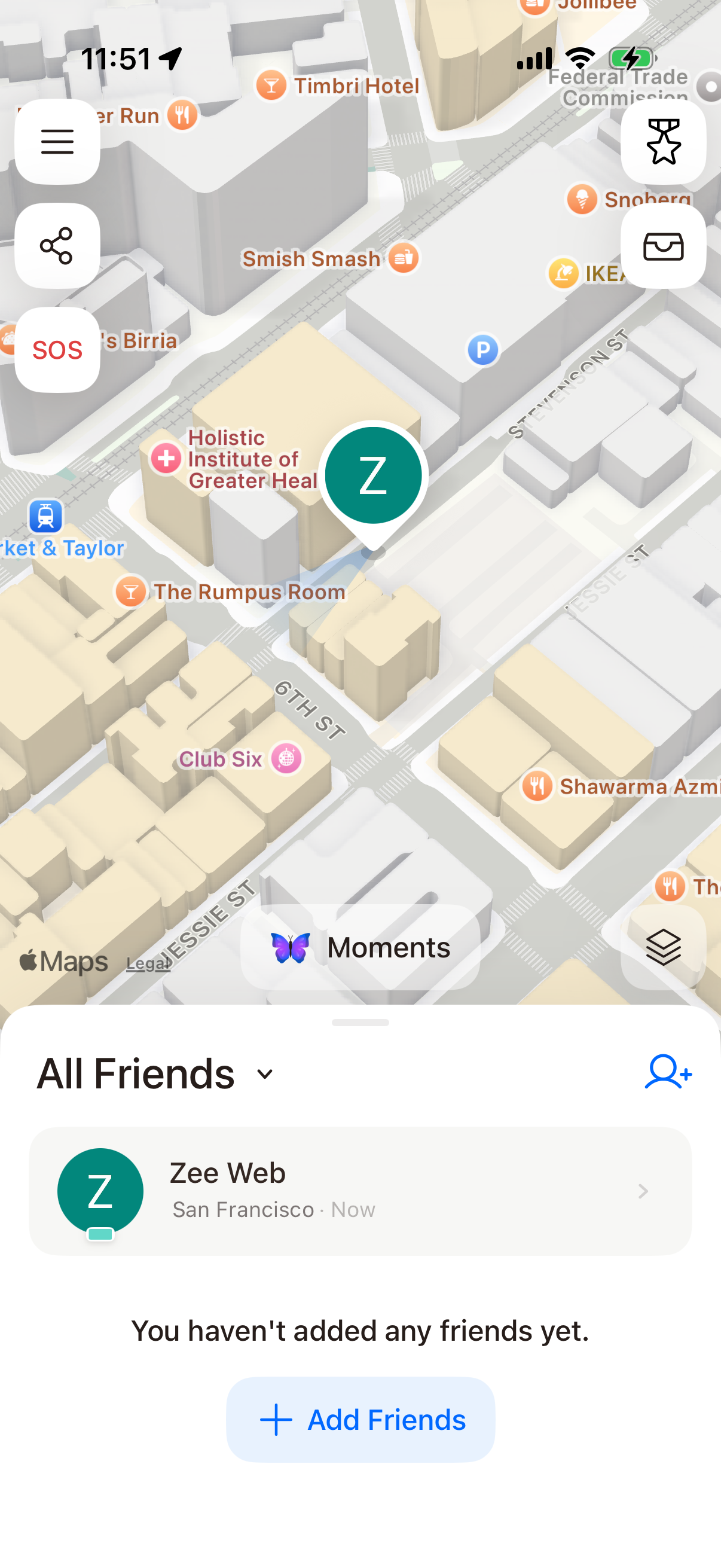 isharing screen